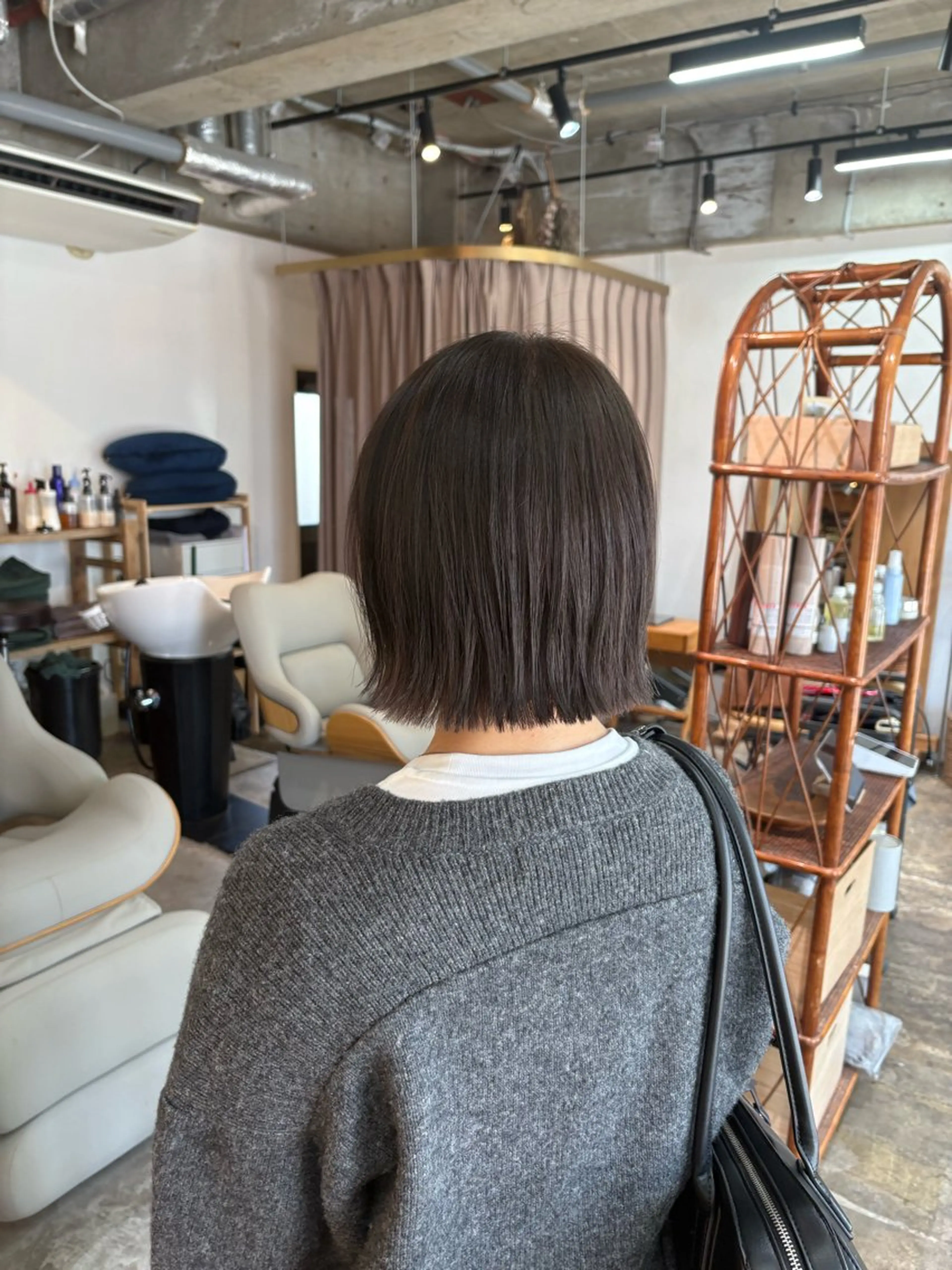 ショート カラー ブラウンカラー カット ヘアカラー 樽川 紗月のヘアスタイル