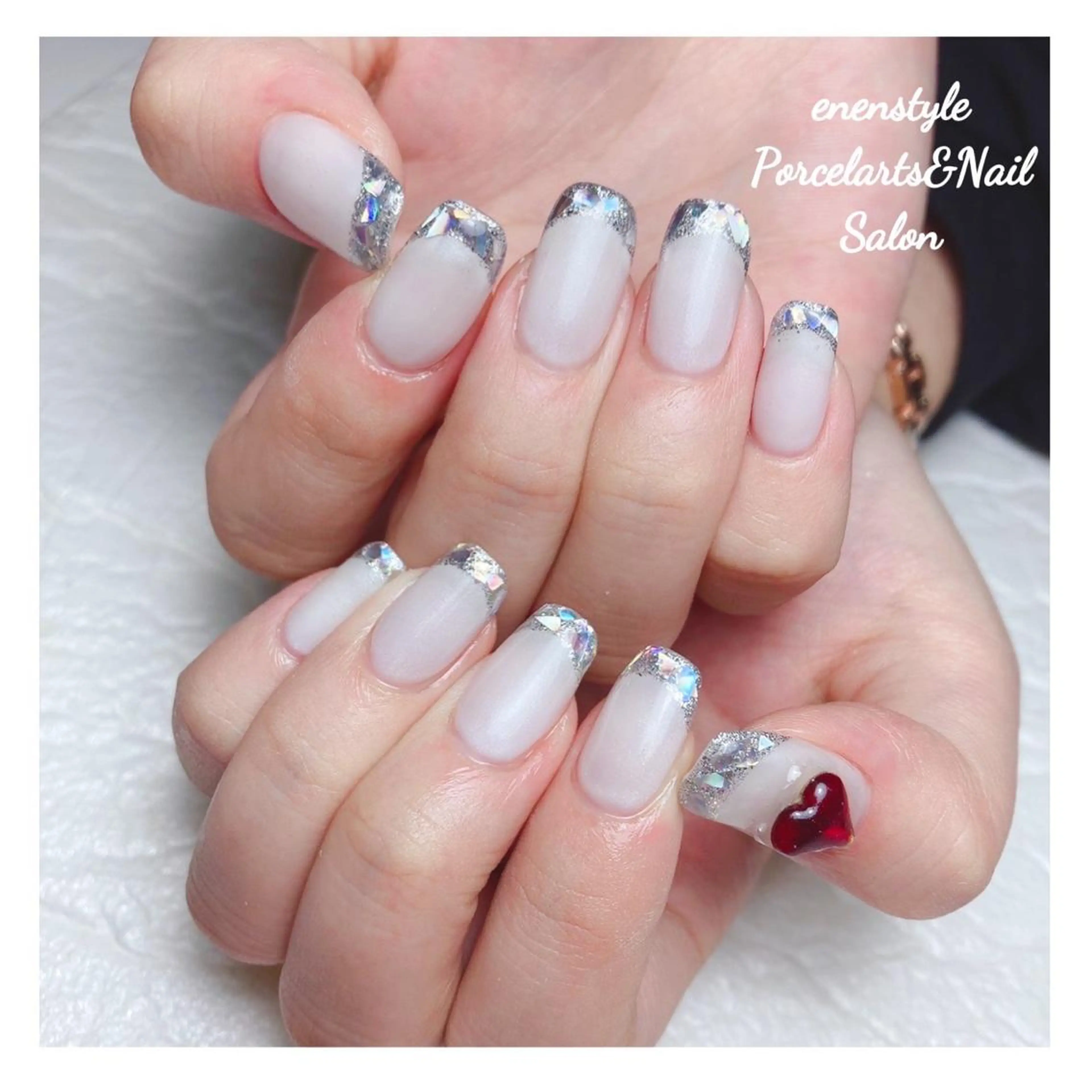 ミディアム ネイル 👑enen style👑のネイルデザイン