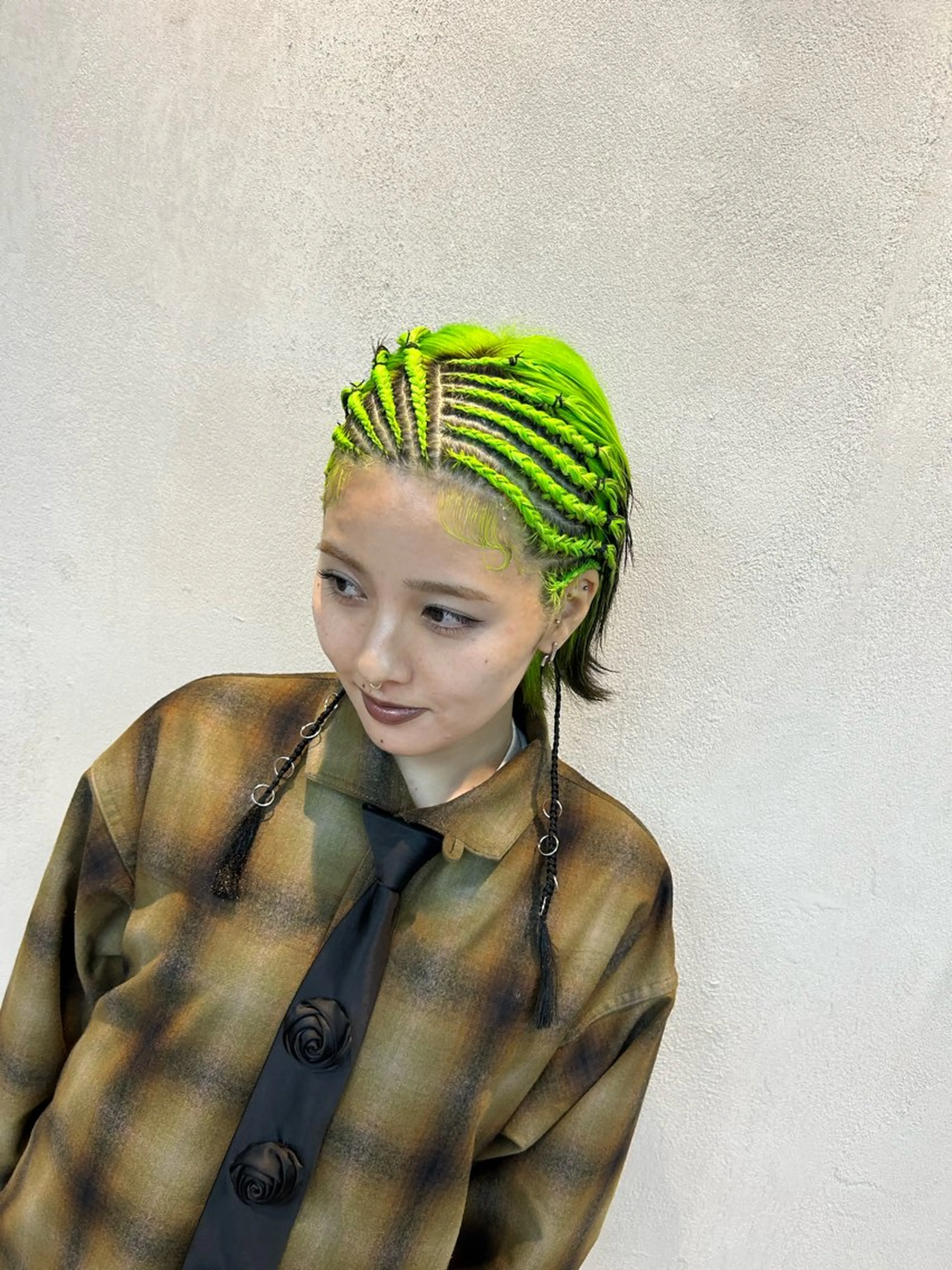 ショート ヘアアレンジ エクステ ヘアセット HARURU🪮✨ ブレイズ海外ヘアのヘアスタイル