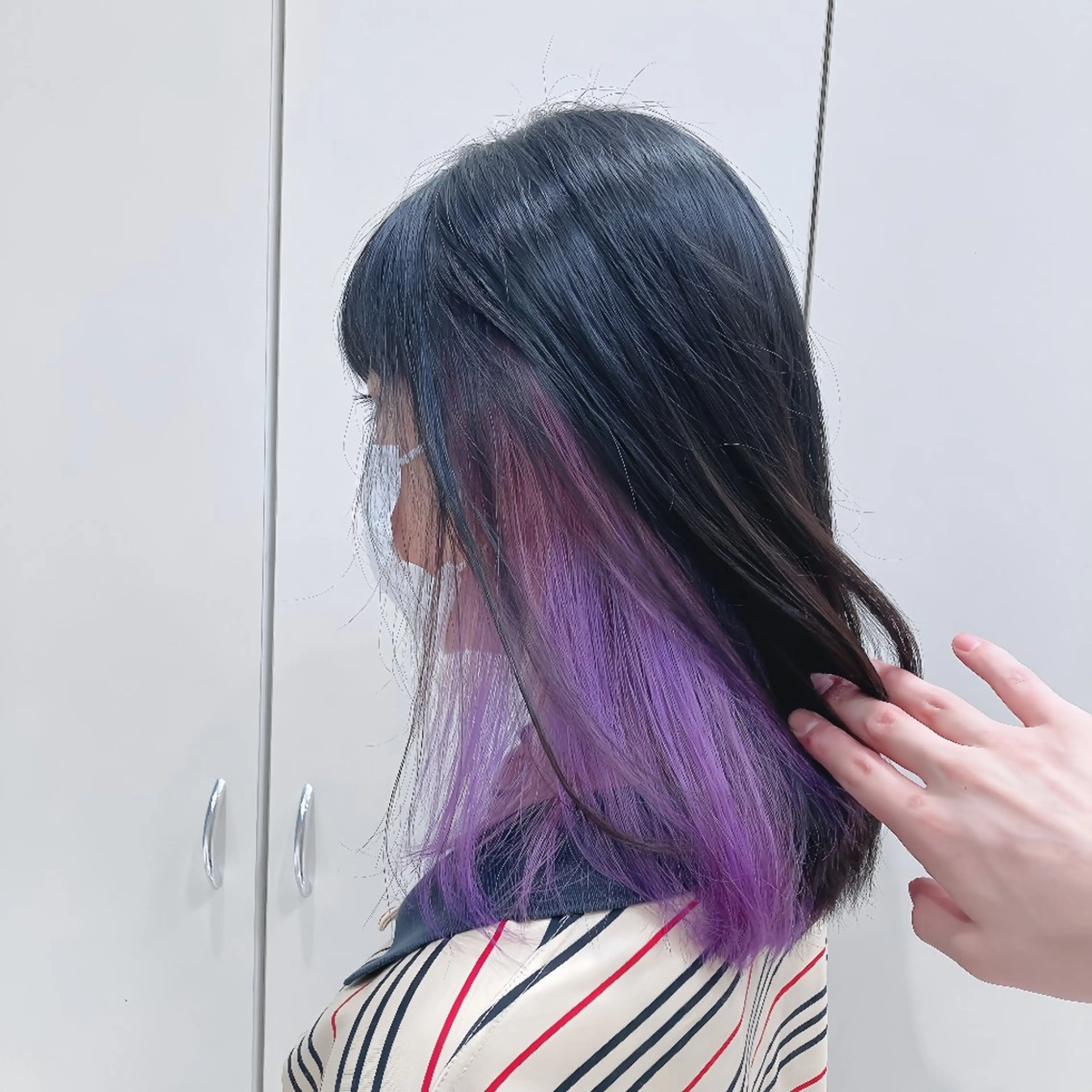 セミロング カラー 髪質改善 カミムラのヘアスタイル