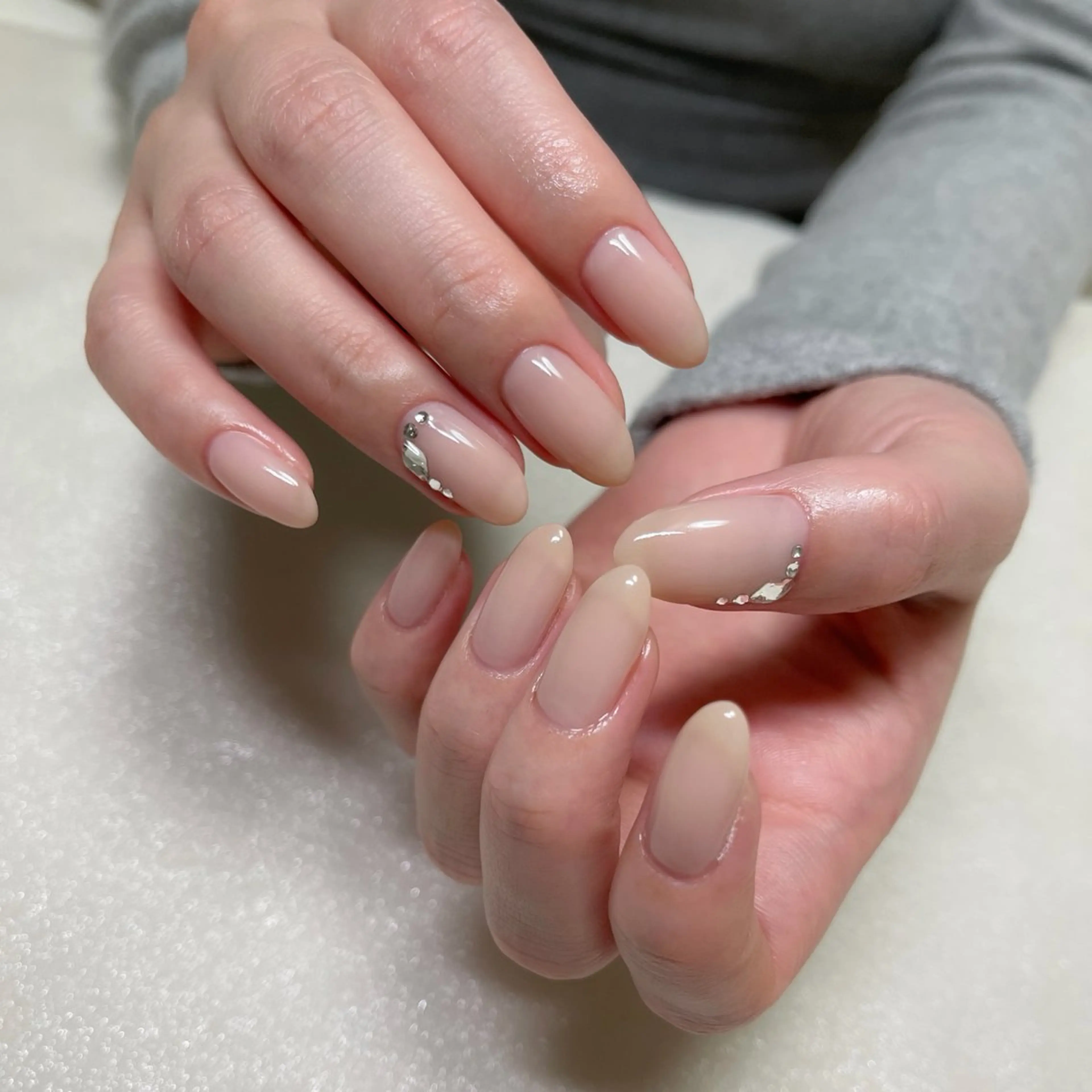 シンプル 大人 2本アート 🪄♡の写真