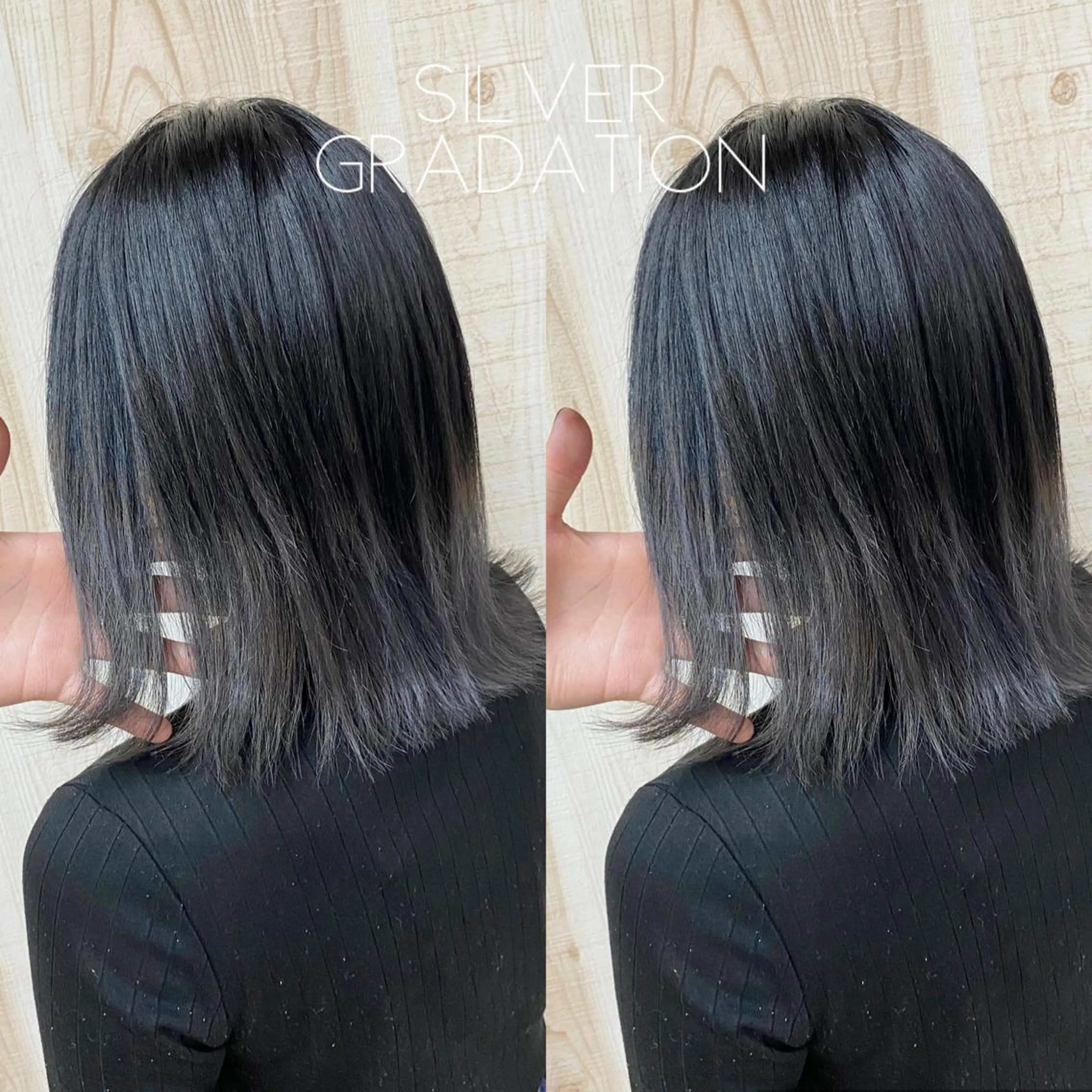 ミディアム カラー 山崎 翼のヘアスタイル