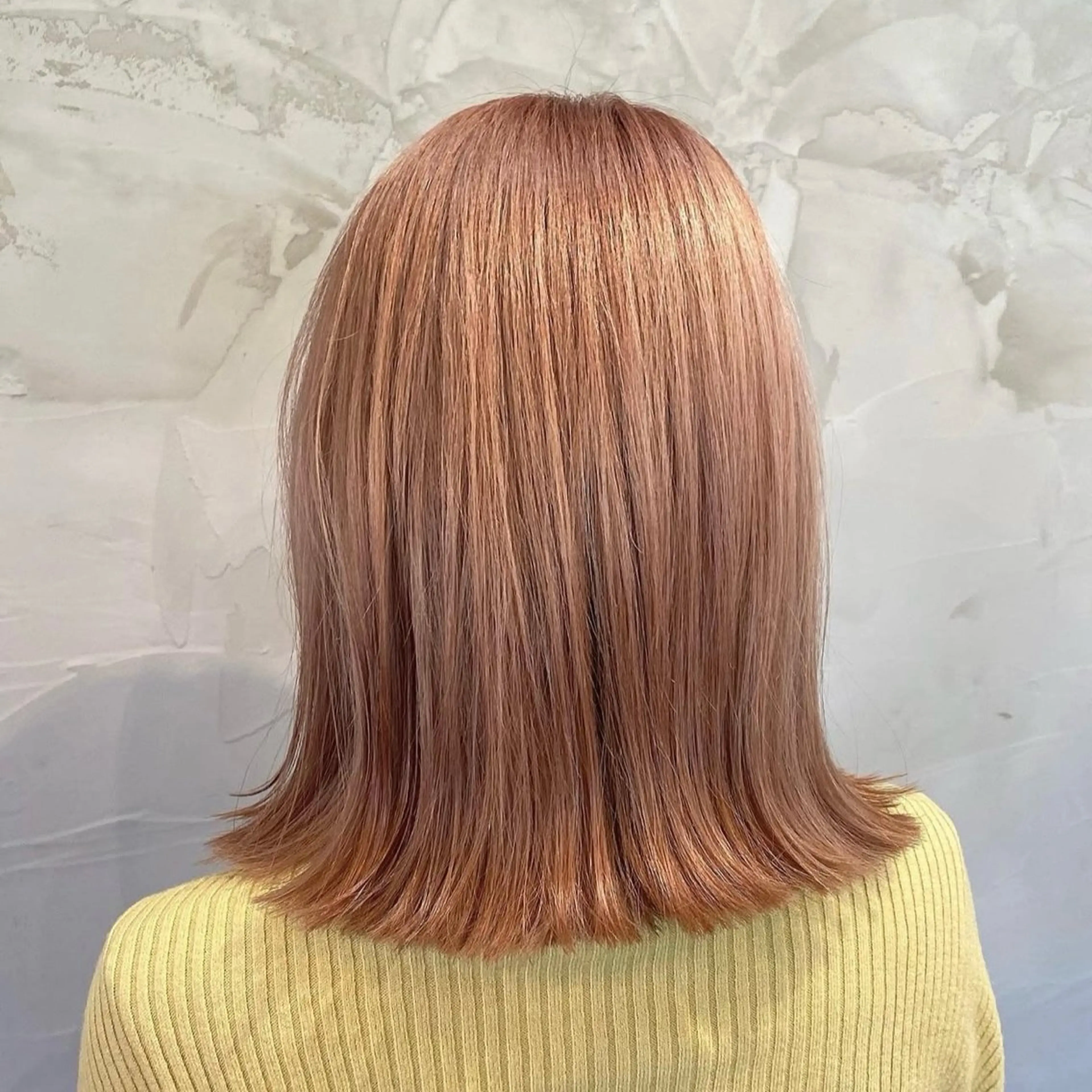 セミロング カット ヘアカラー トリートメント 辻 里奈のヘアスタイル