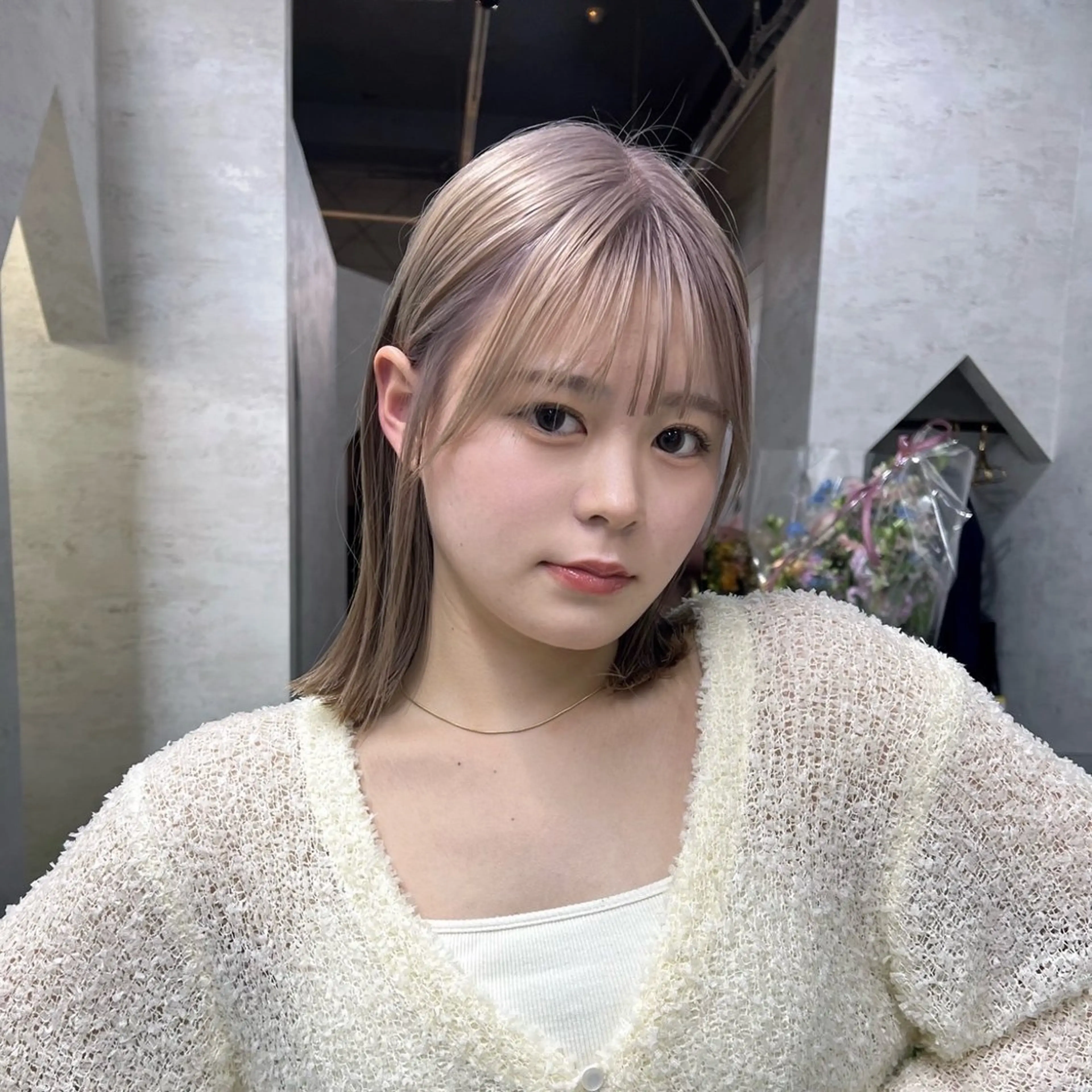 ミディアム 韓国風ヘア レイヤーカット エクステ/メンズ/レ イヤー/Myuukaのヘアスタイル