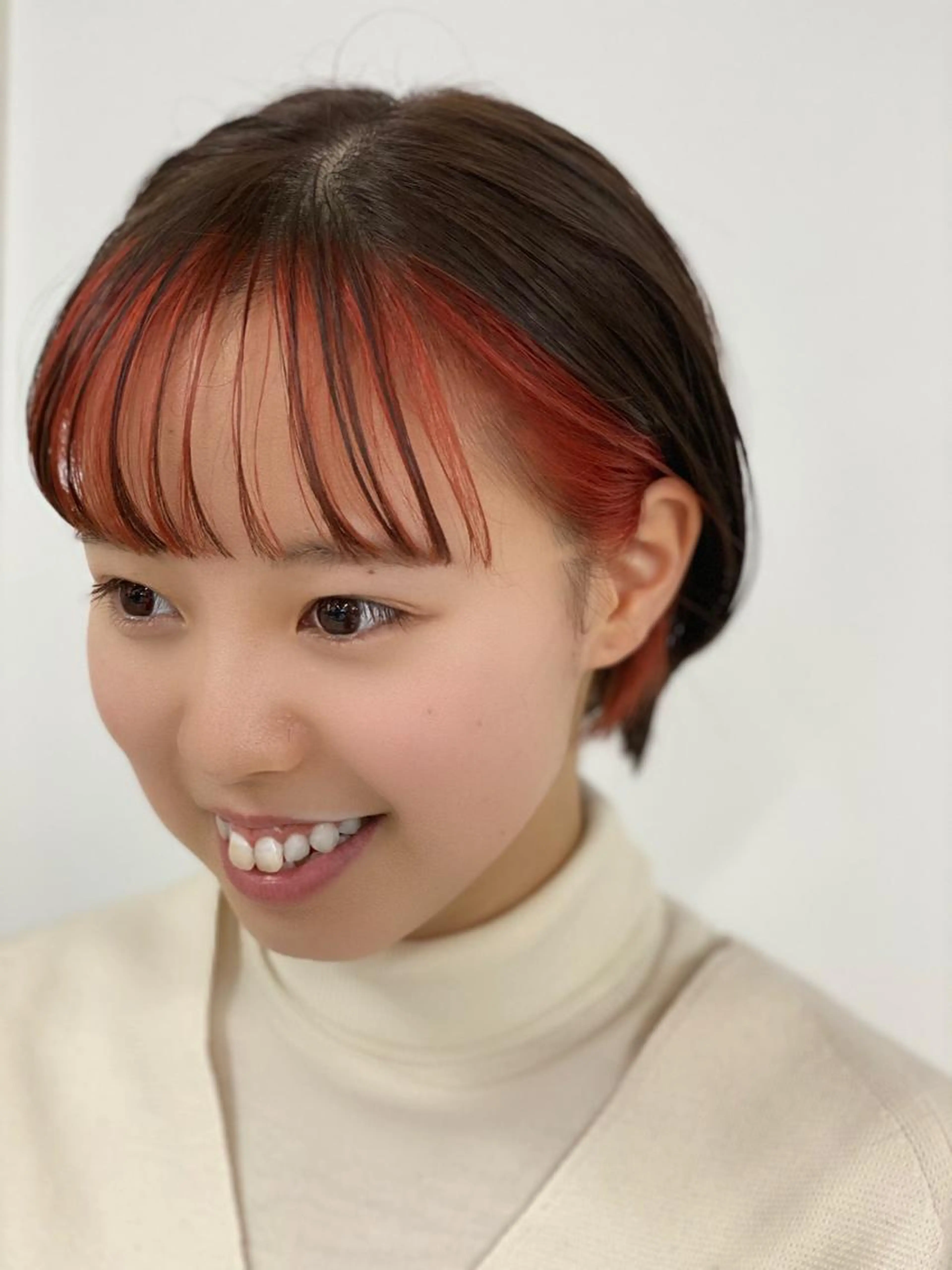 【🍀学割U24🍀】インナー・フェイスフレーミングカラー🩵(フルカラー込み) ¥14960→¥10500​〜​の写真