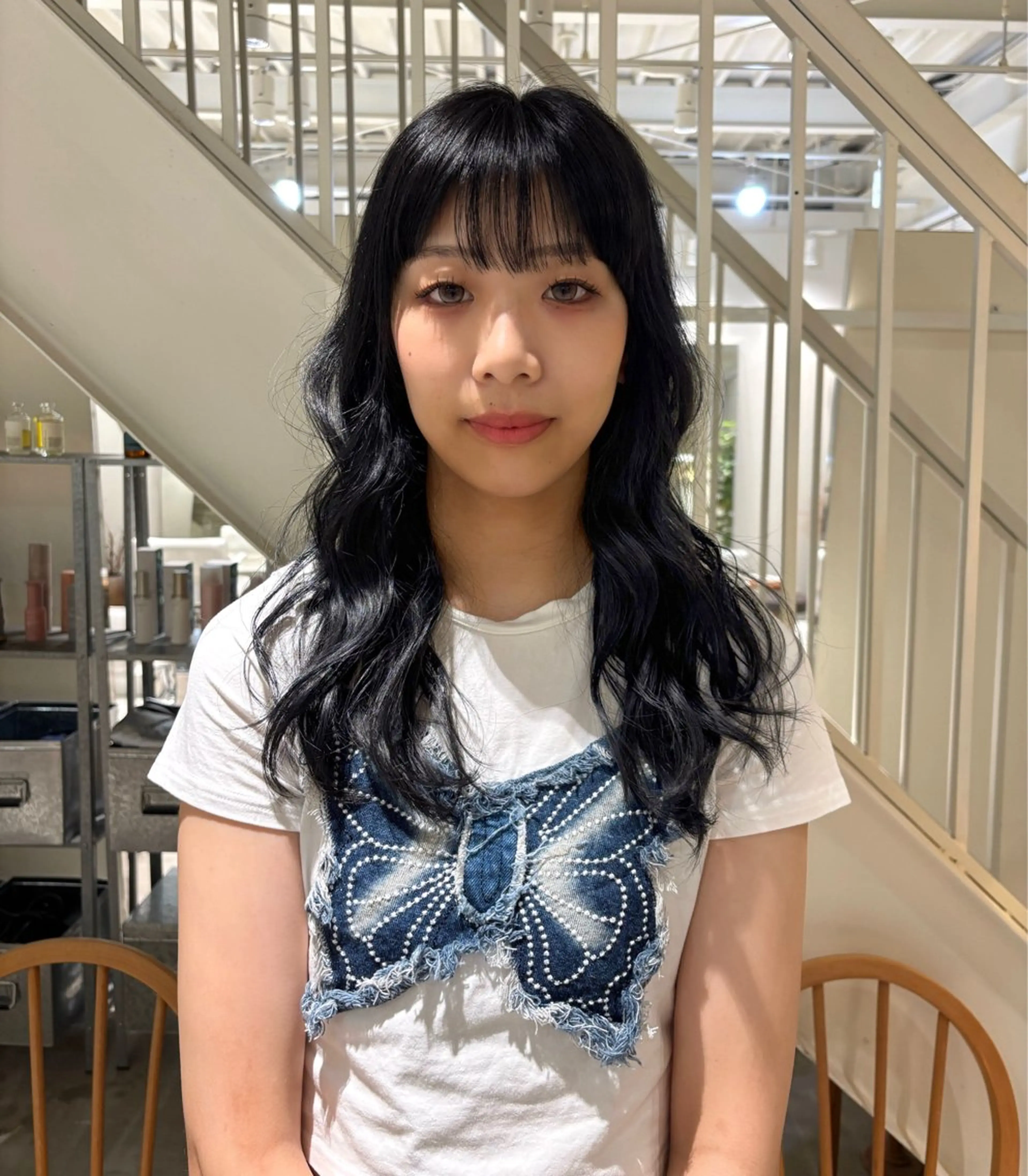 ロング カラー ブリーチ illatos サヤナのヘアスタイル