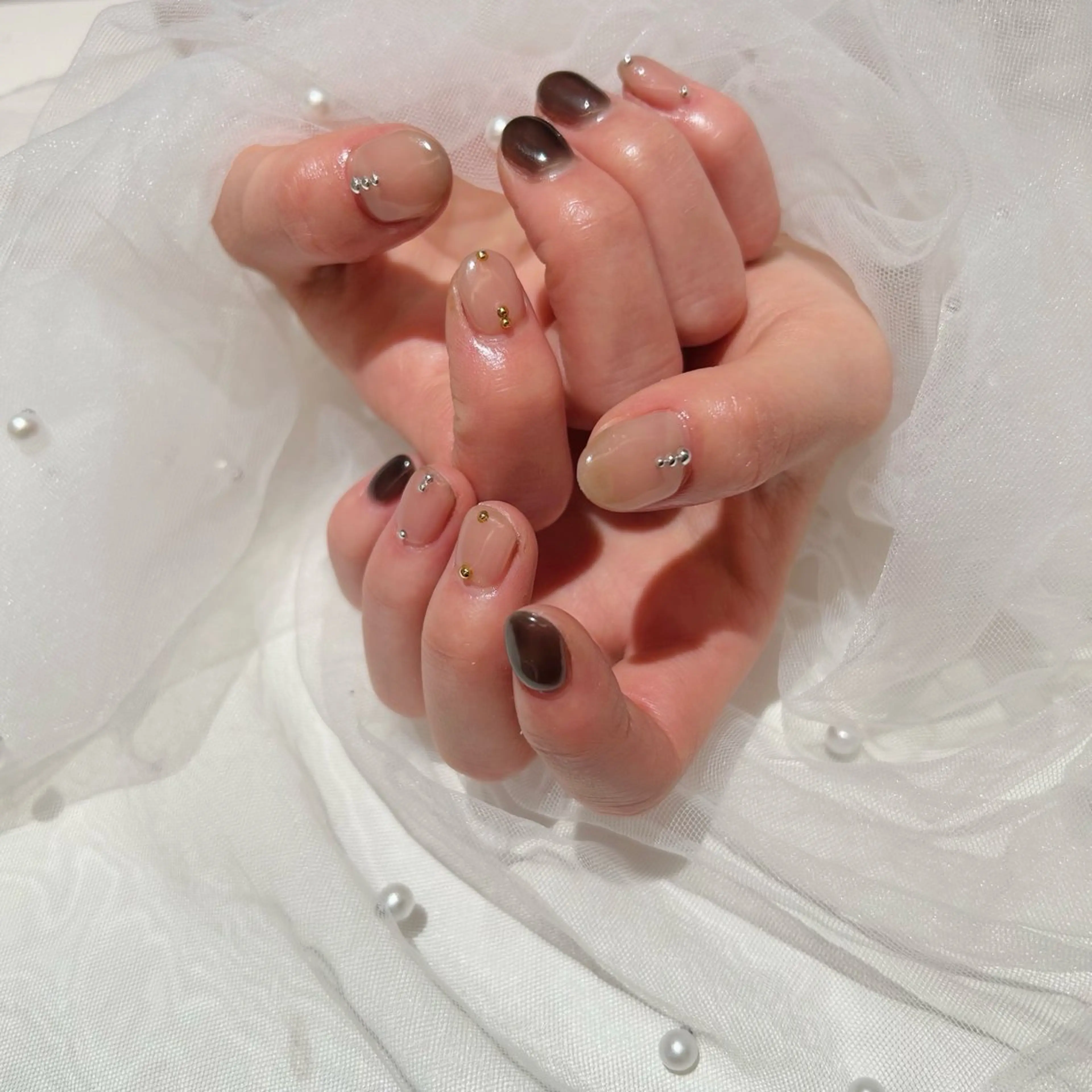 ネイル ハンドネイル マグネット/心斎橋 LoLo.カレラのネイルデザイン