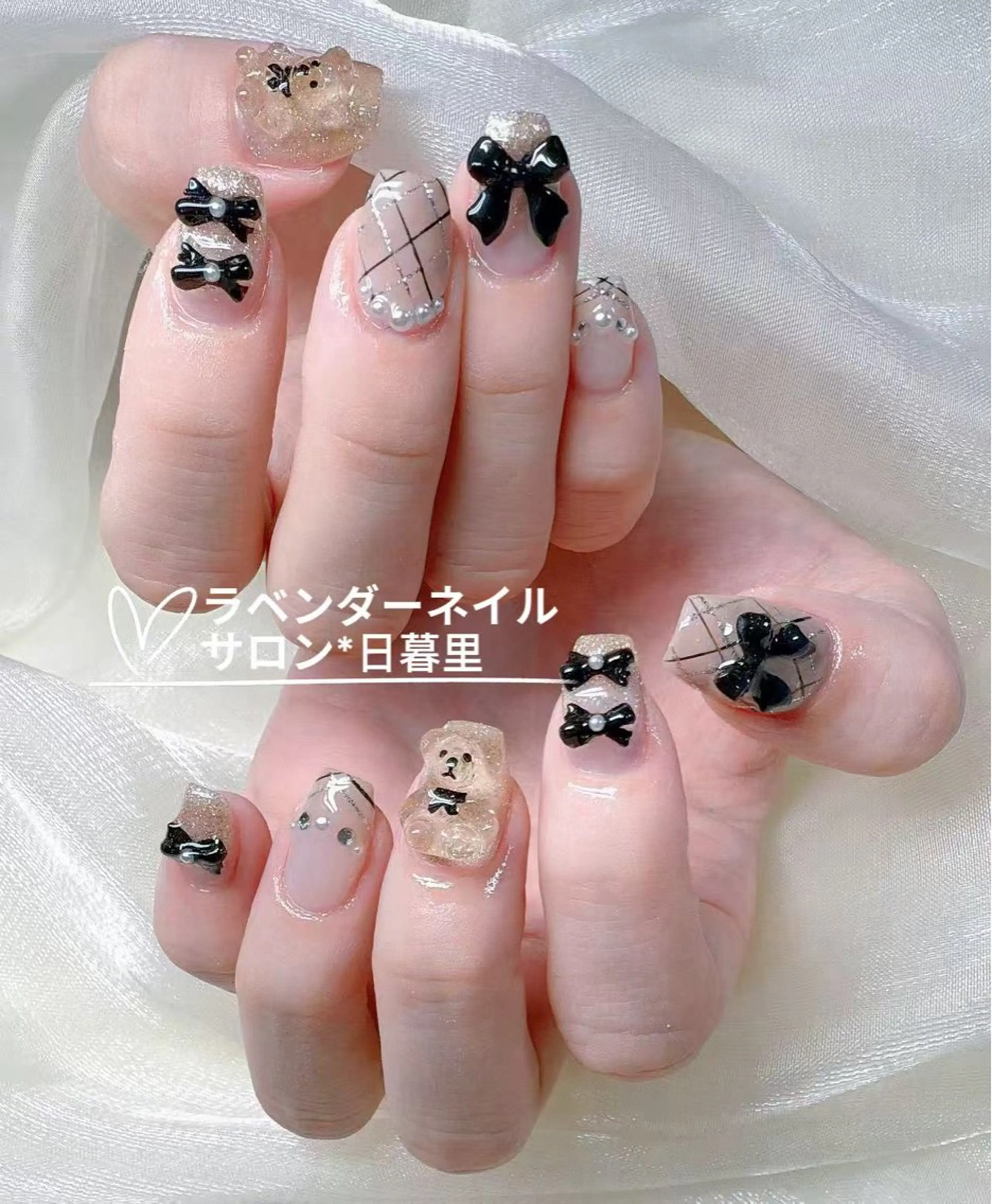 ネイル ラベンダー💖日暮里 ルル💖ネイルのネイルデザイン