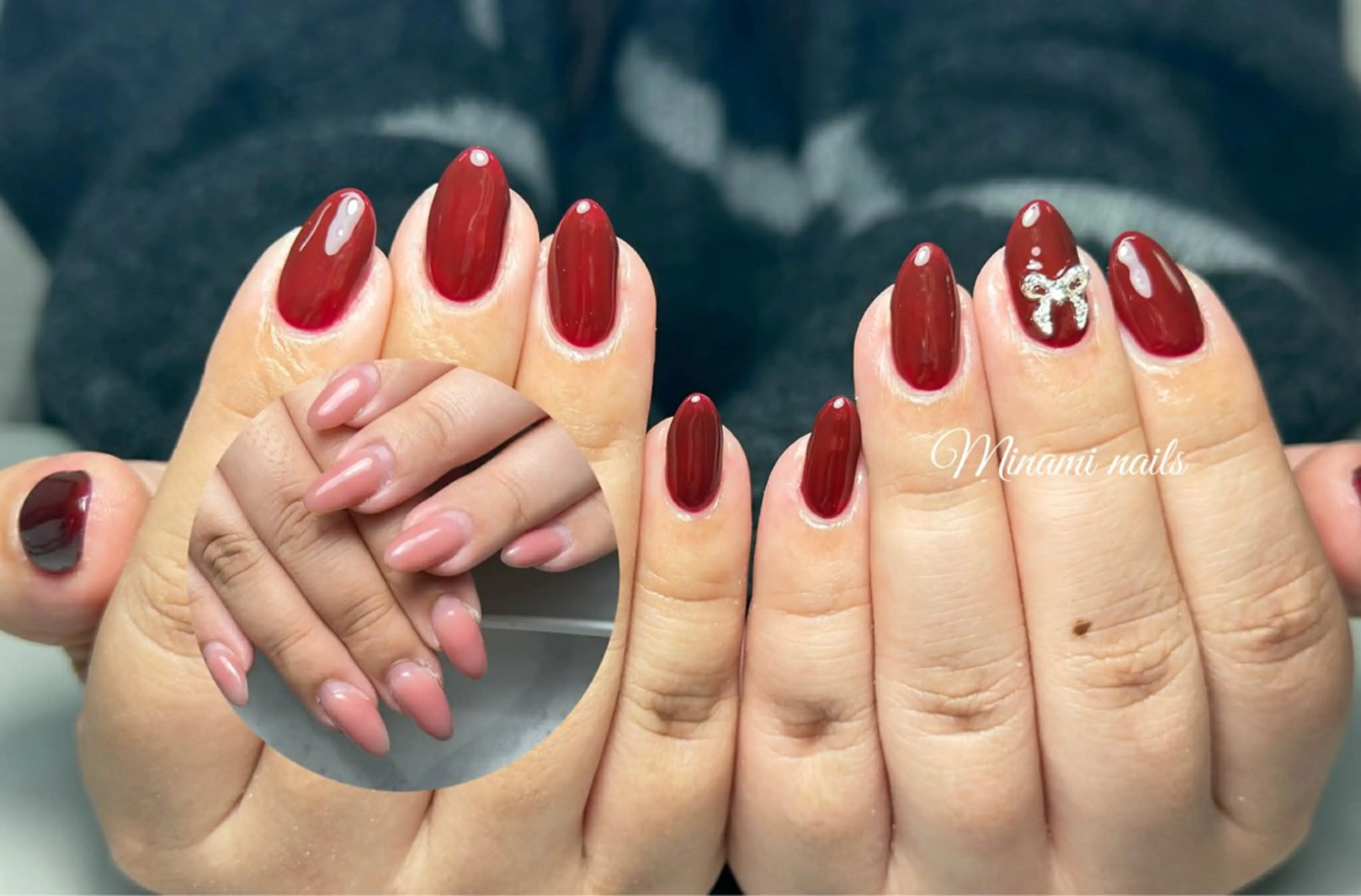 ネイル アートネイル オーロラネイル ガーリー キラキラネイル 韓国ネイル ハンドネイル Minami Nailsのネイルデザイン