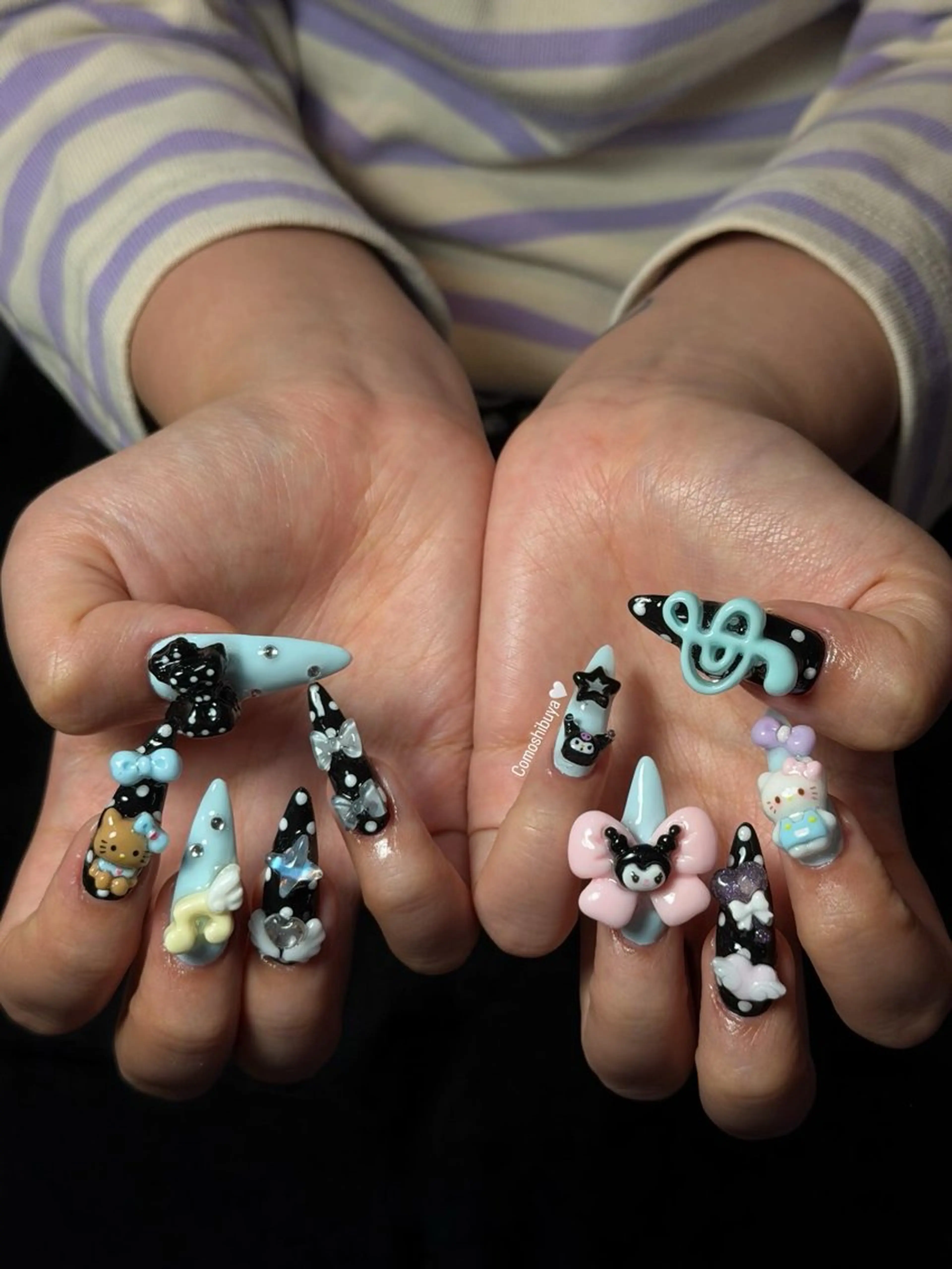 ネイル 韓国ネイル シンプルネイル ワンホンネイル ハンドネイル CoMo Nailのネイルデザイン