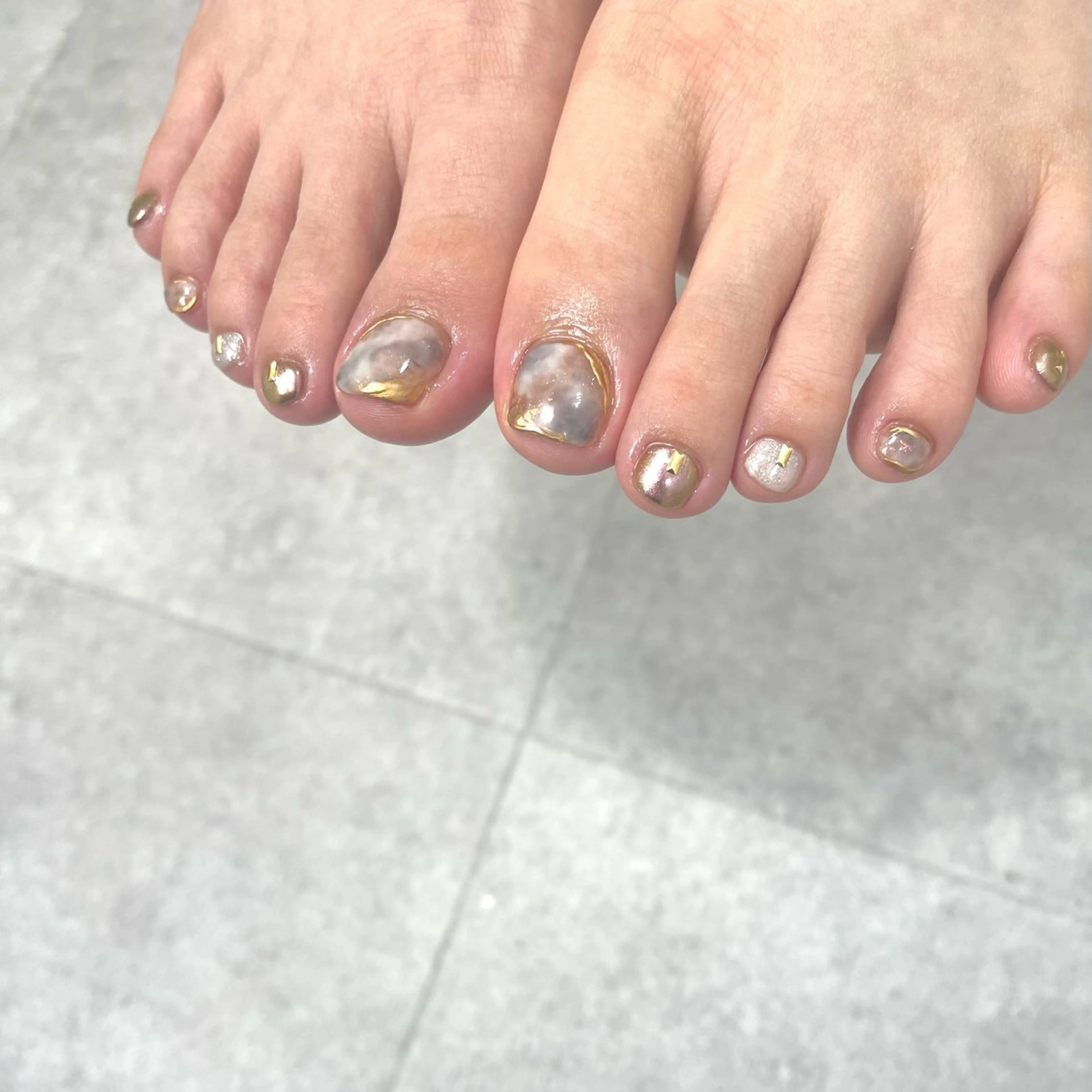 ネイル フットネイル &MERCI nail maoのネイルデザイン