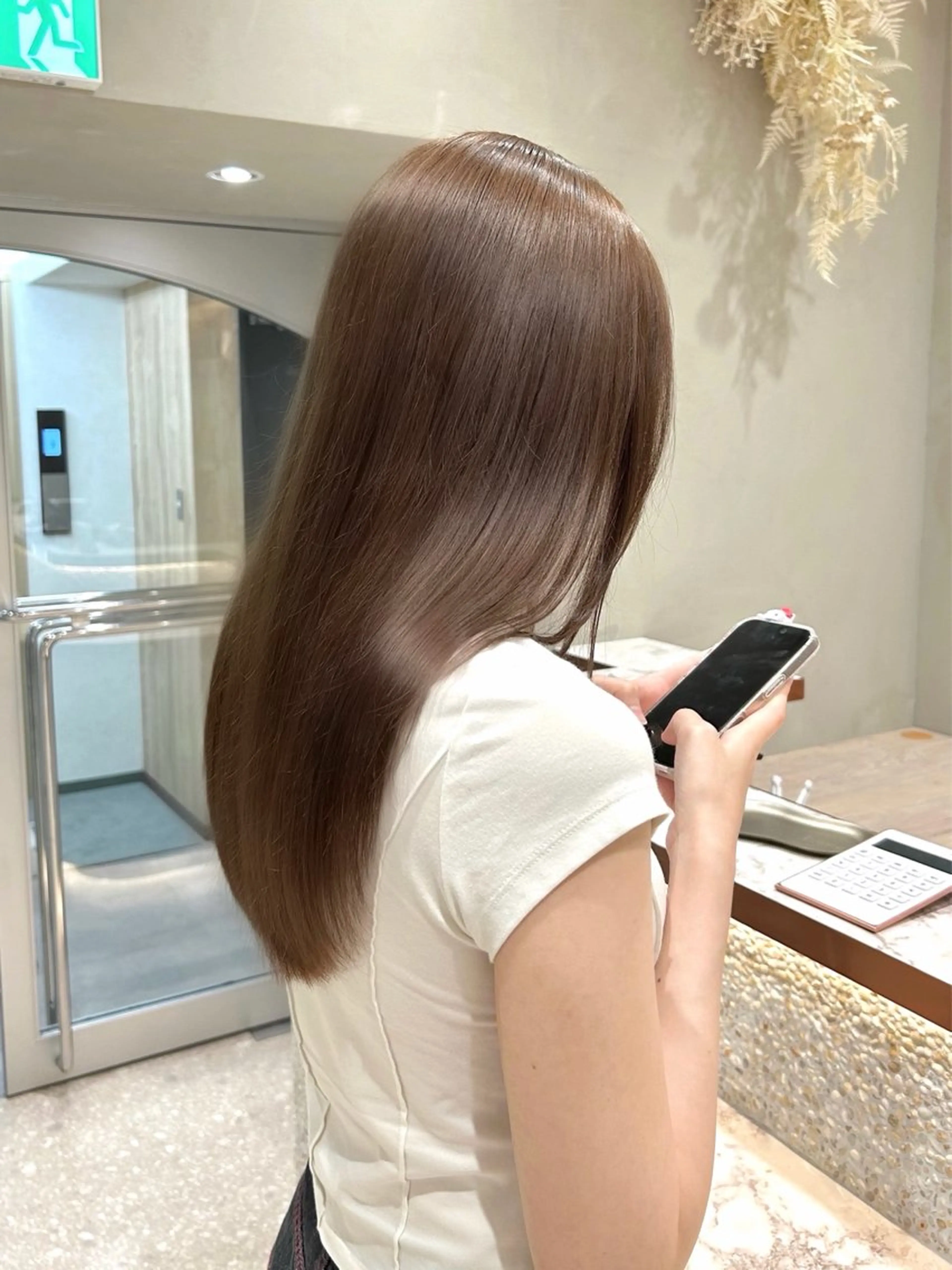 ロング カラー yuu 🪴 透明感 カラー/メンズパーマのヘアスタイル