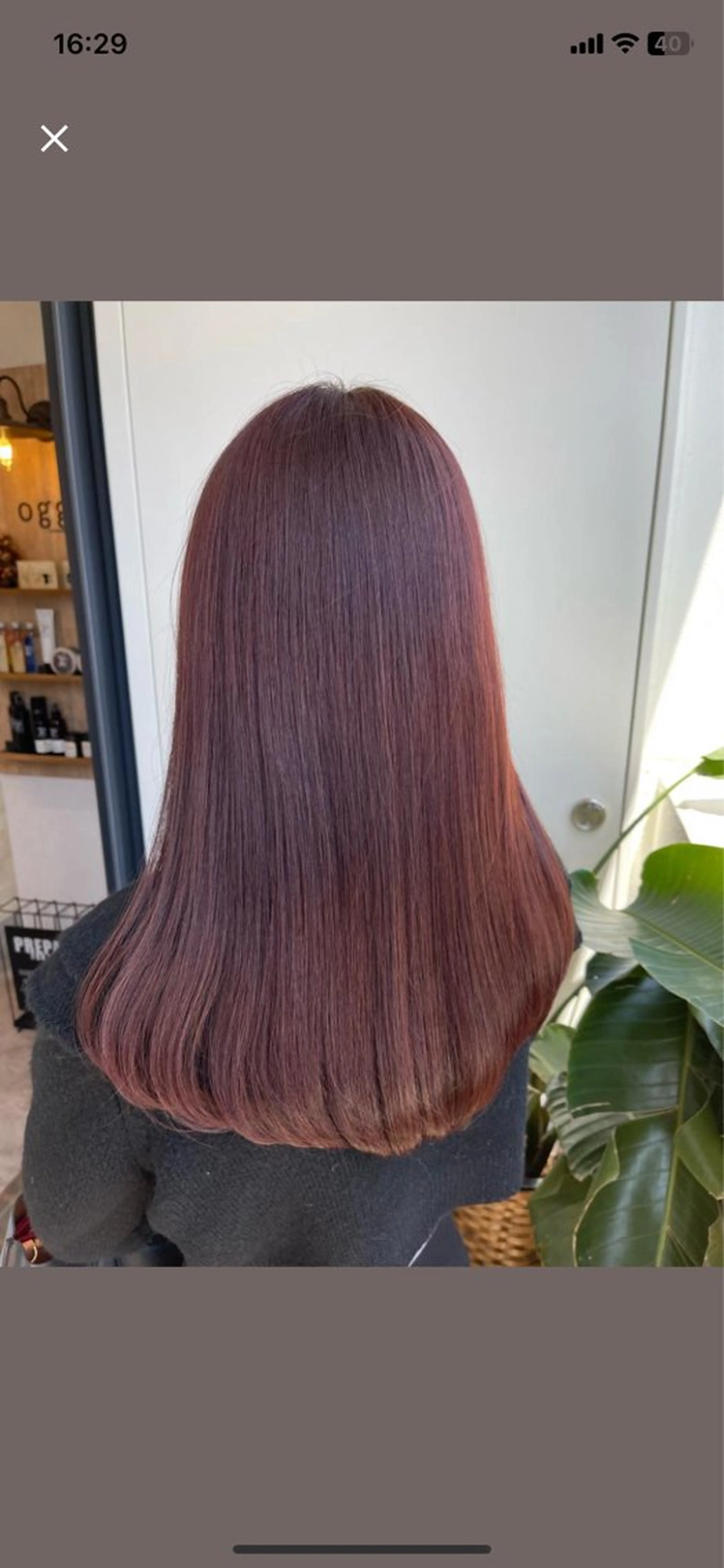 カラー 透けるベージュ/ 艶カラー♡のヘアスタイル