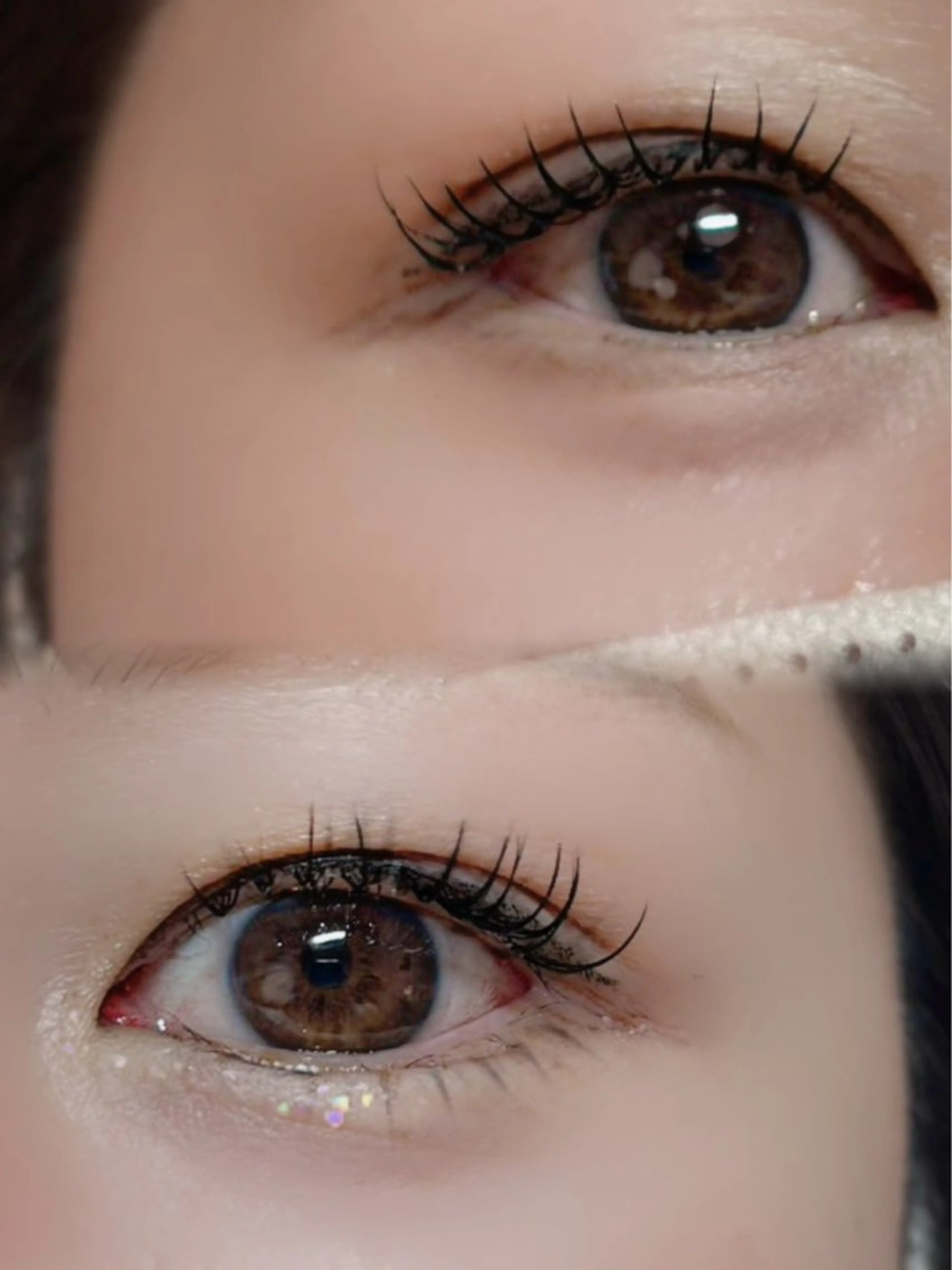 デビュー特別価格LEDエクステ上120本の写真