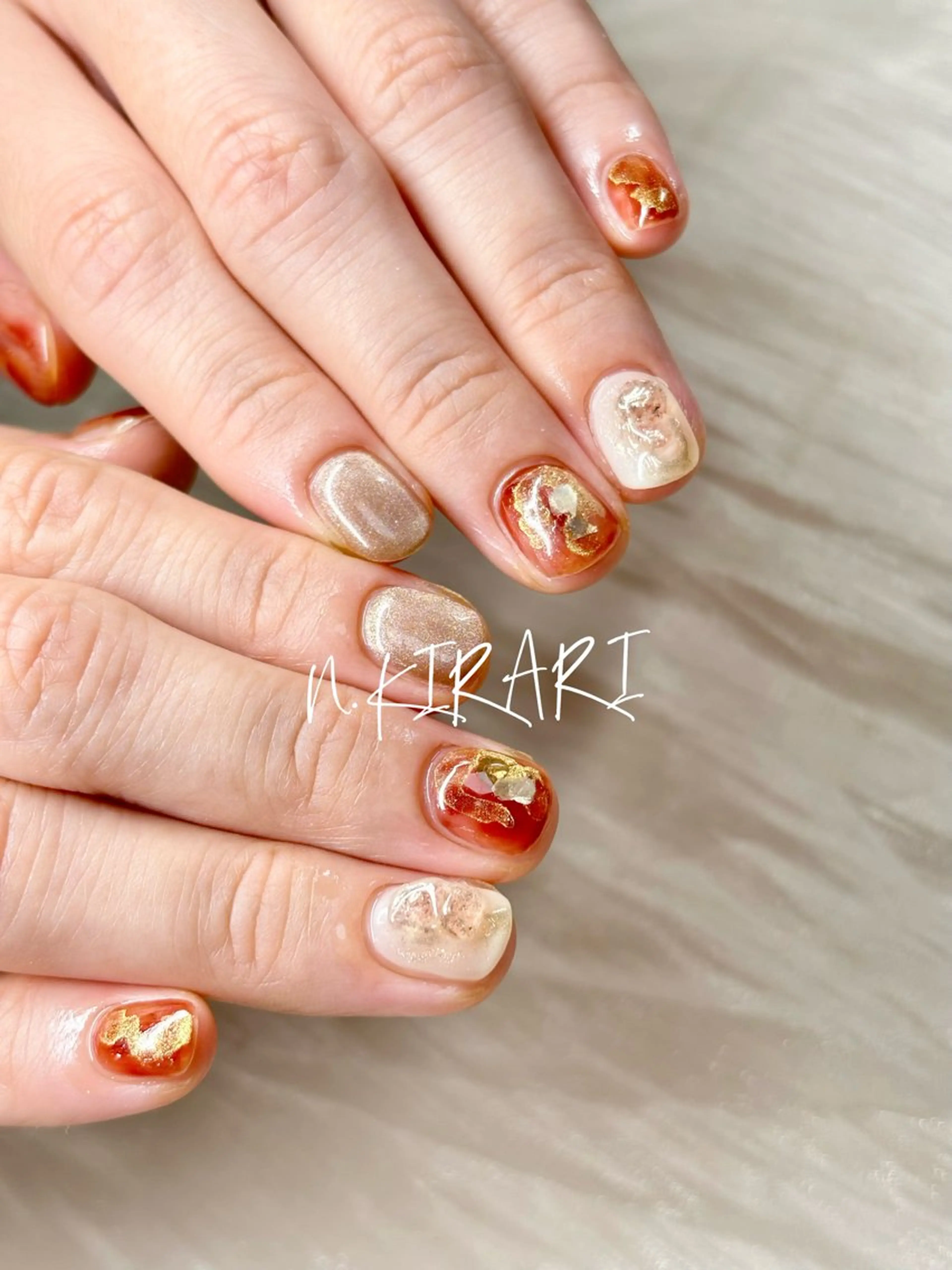 ネイル ニュアンスネイル ハンドネイル ハンドケア ETE LUNA NAILのネイルデザイン