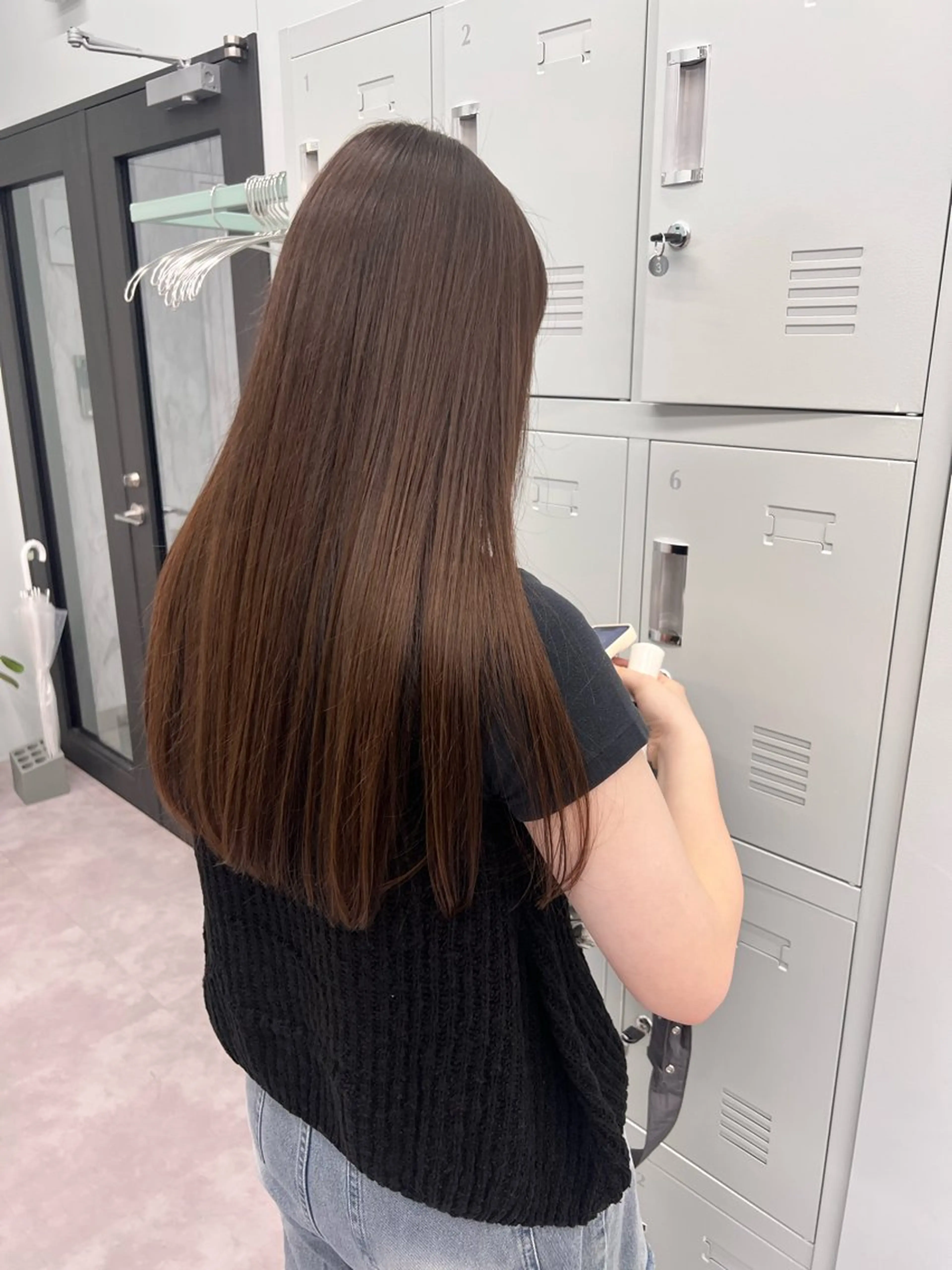 ロング カット 縮毛矯正 トリートメント misch by urban所属・名駅🦢大人艶カラー 🪽カミヤアカネのヘアスタイル