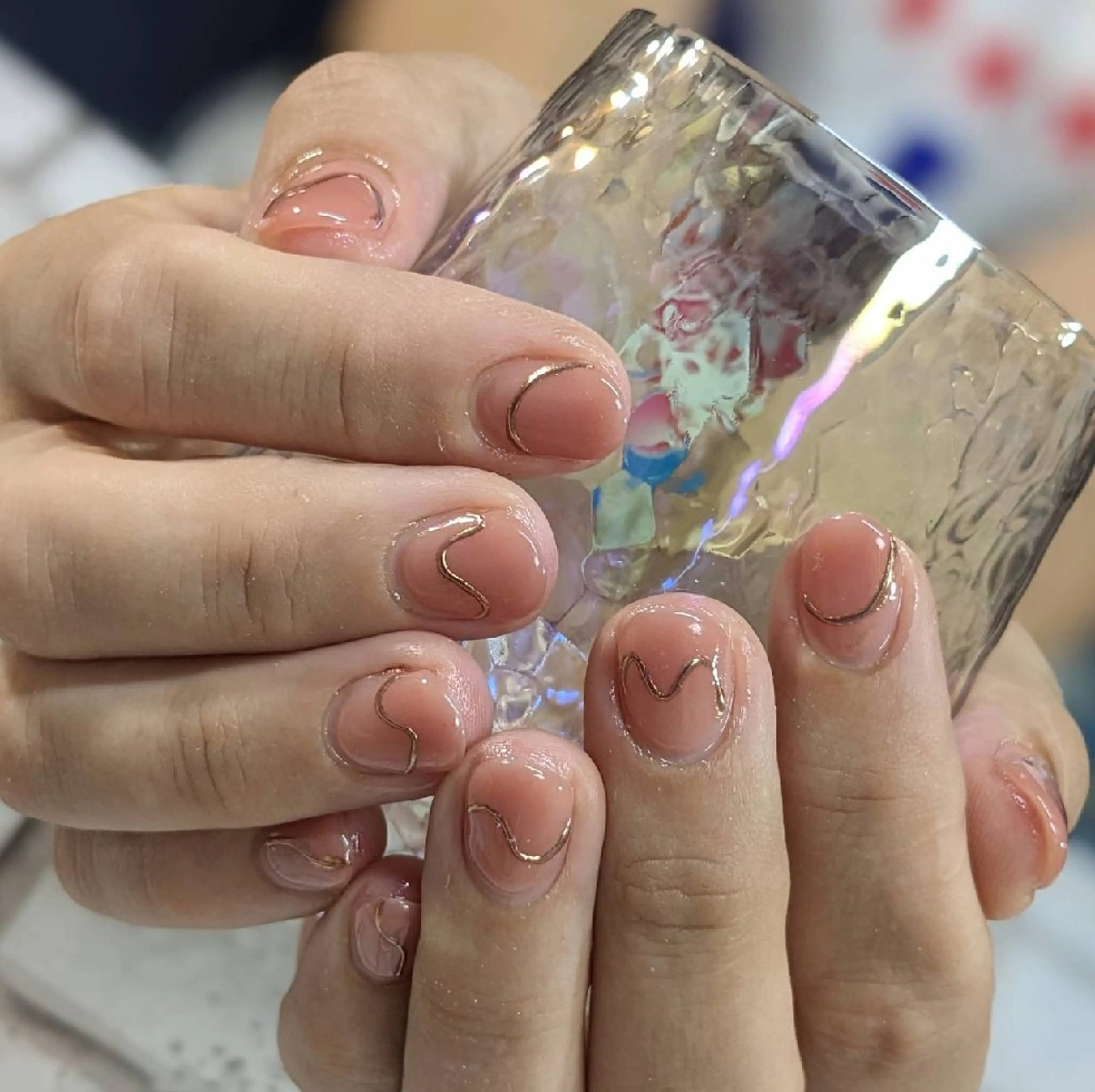ネイル ミラーネイル ハンドネイル ネイルサロンベルティ .keikoのネイルデザイン