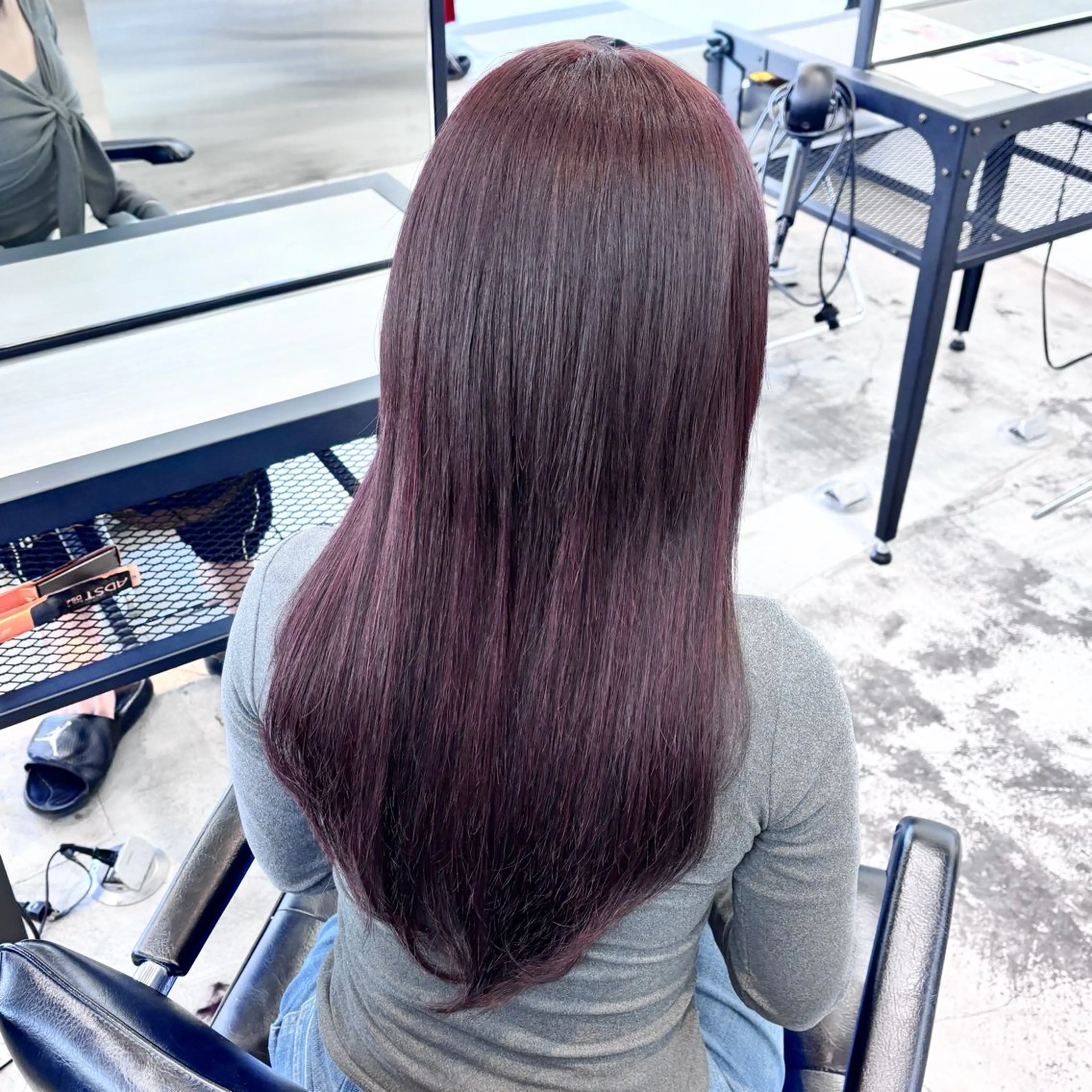 ロング カラー ヘアアレンジ ヘアカラー エクステ ヘアセット 🎀モテ暖色× エクステ🎀あかりのヘアスタイル