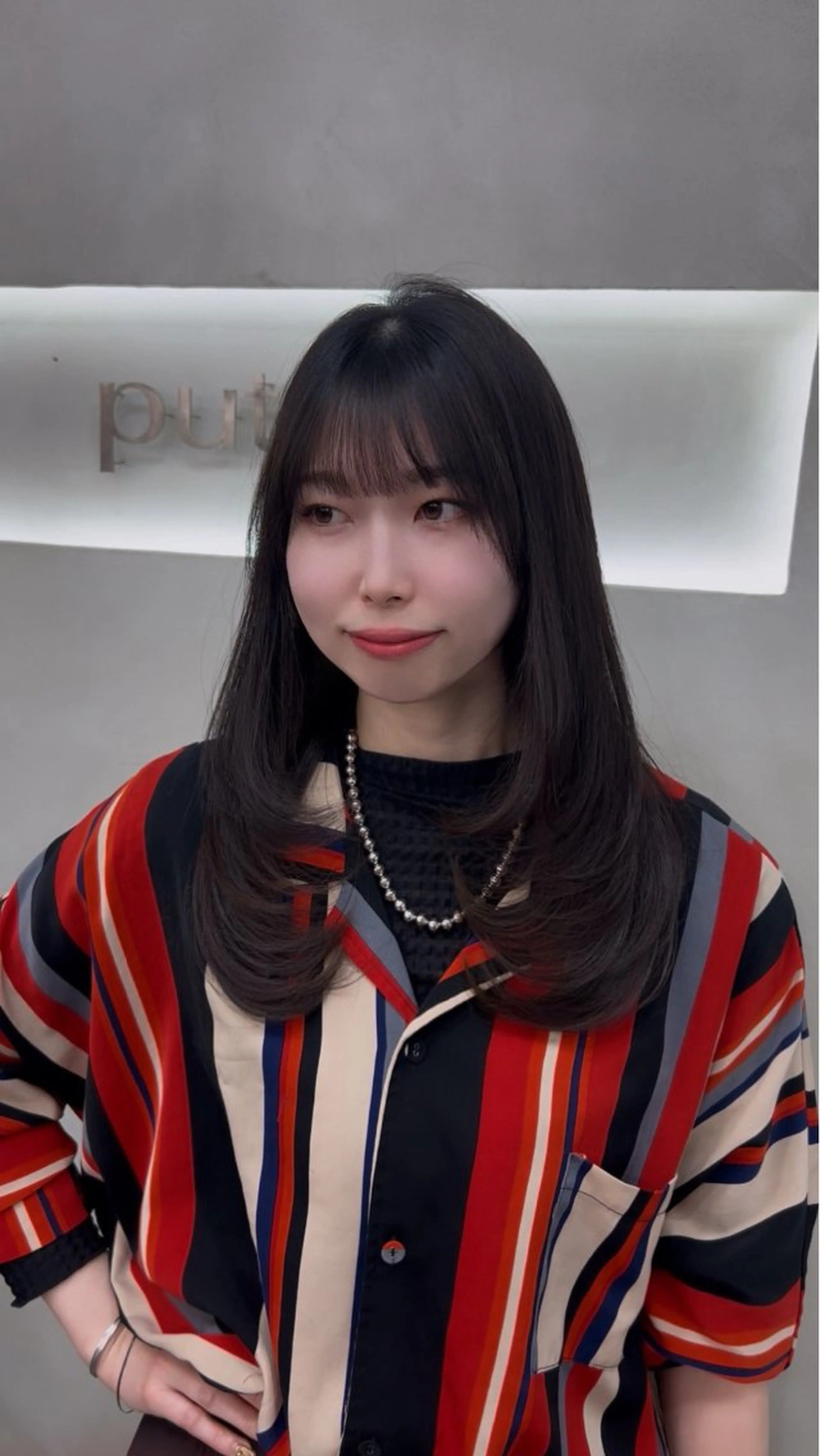 ロング 韓国ヘア/三宮 chinariのヘアスタイル