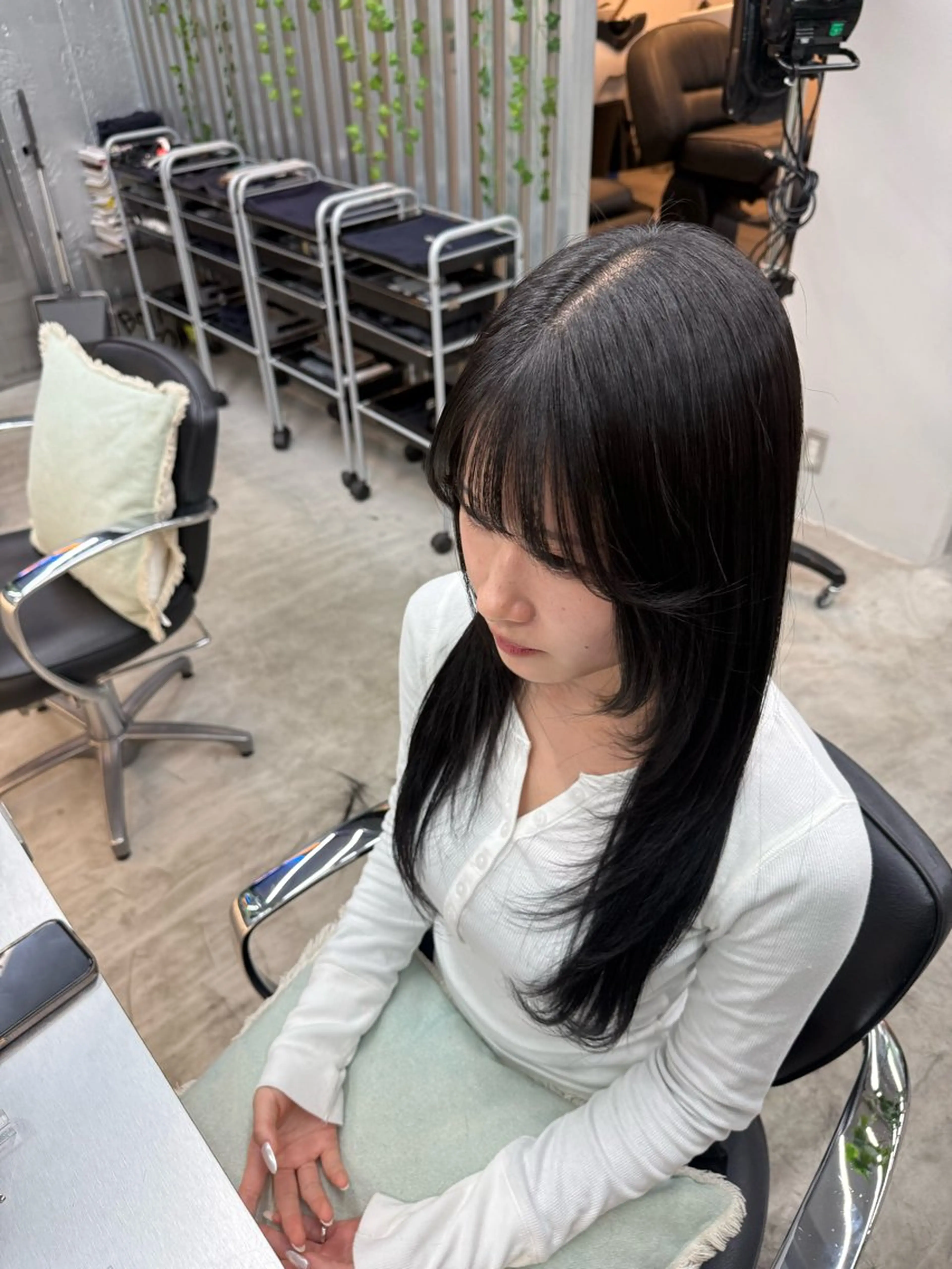 ロング 縮毛矯正 トリートメント 乾かすだけでまとまる /髪質改善西村涼太のヘアスタイル