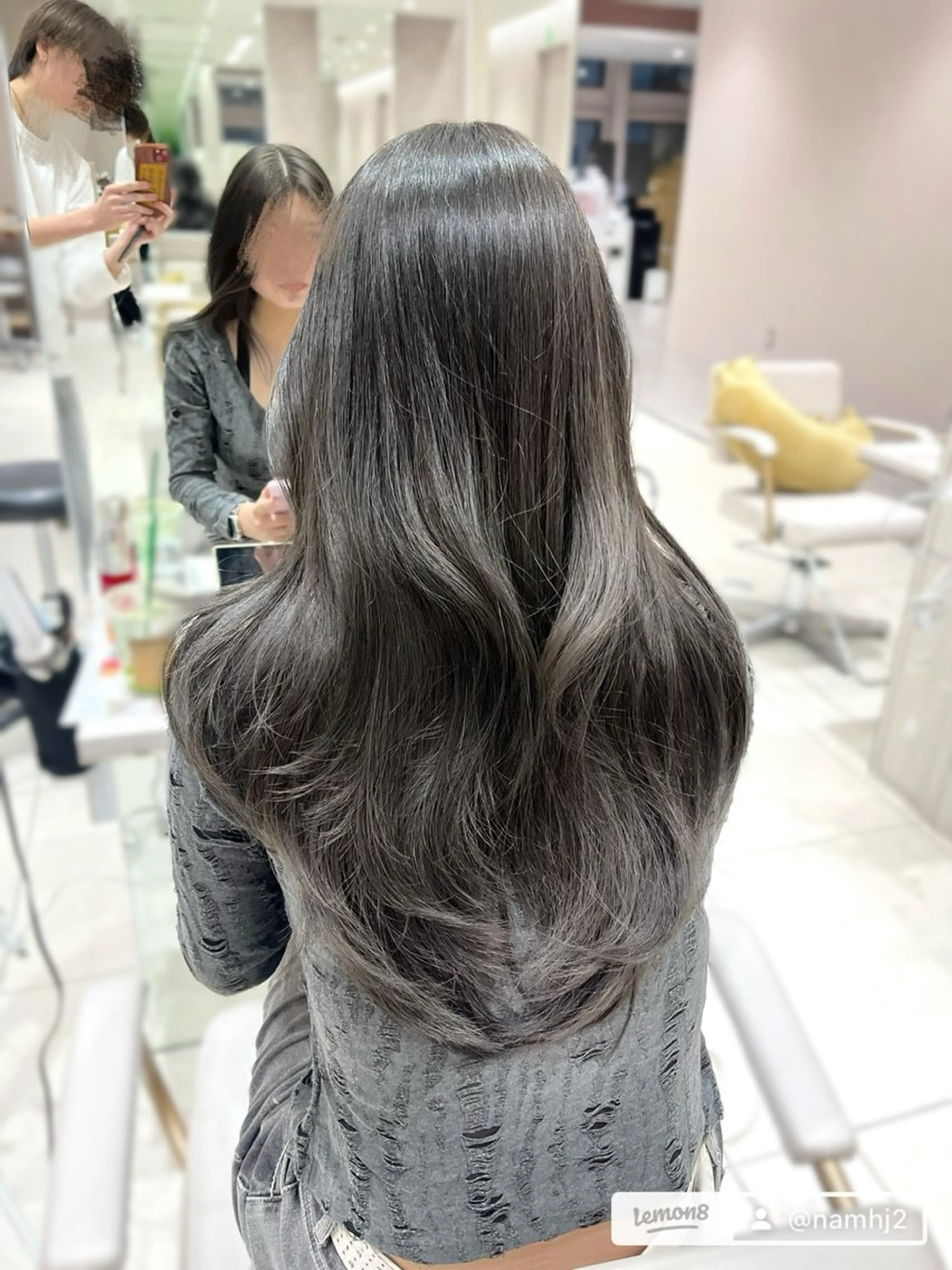 ロング 透明感カラー/似合わ せ前髪/柴田礼空のヘアスタイル