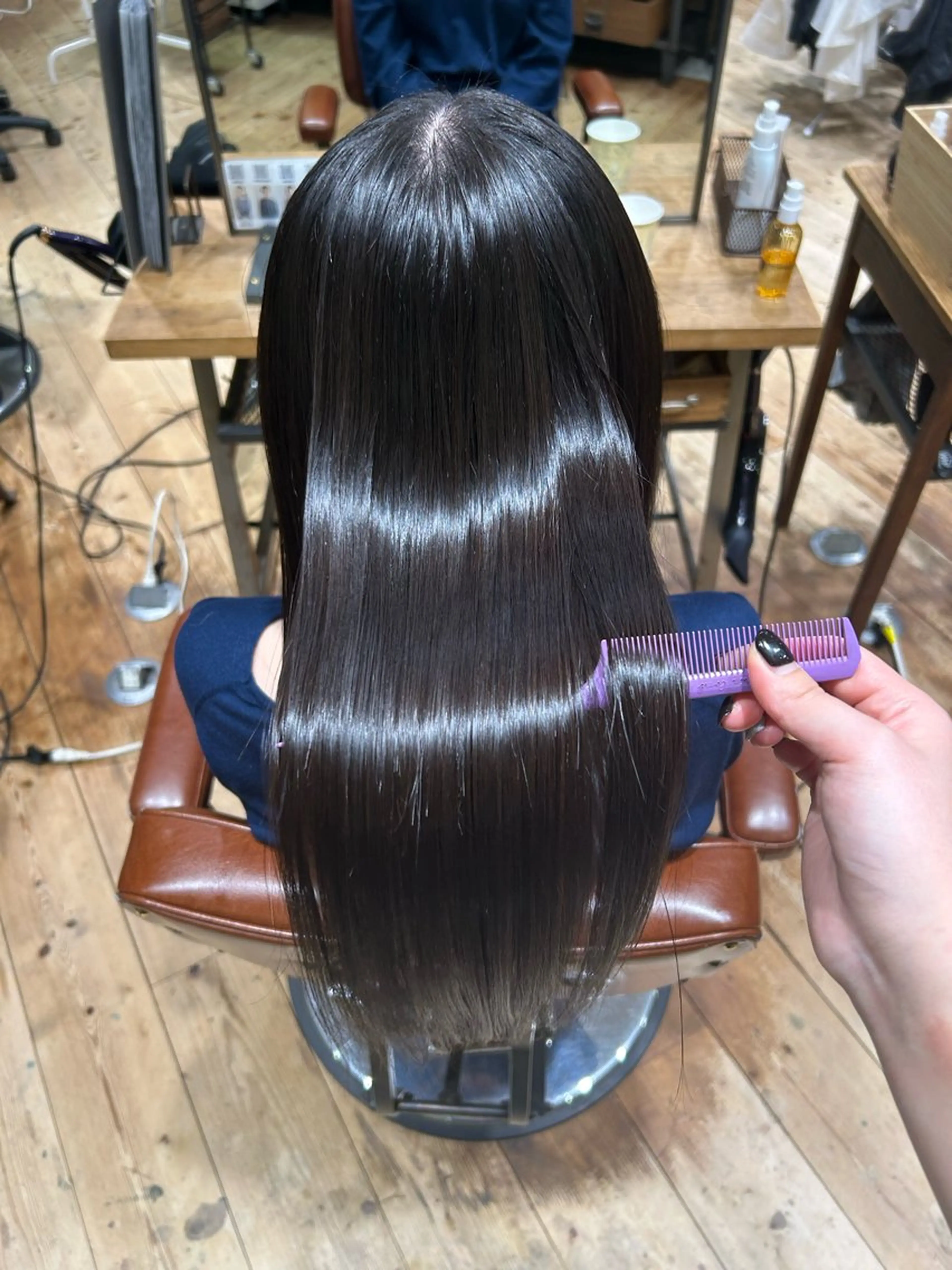 【20%off︎🌟】酸性ストレート（縮毛矯正）の写真