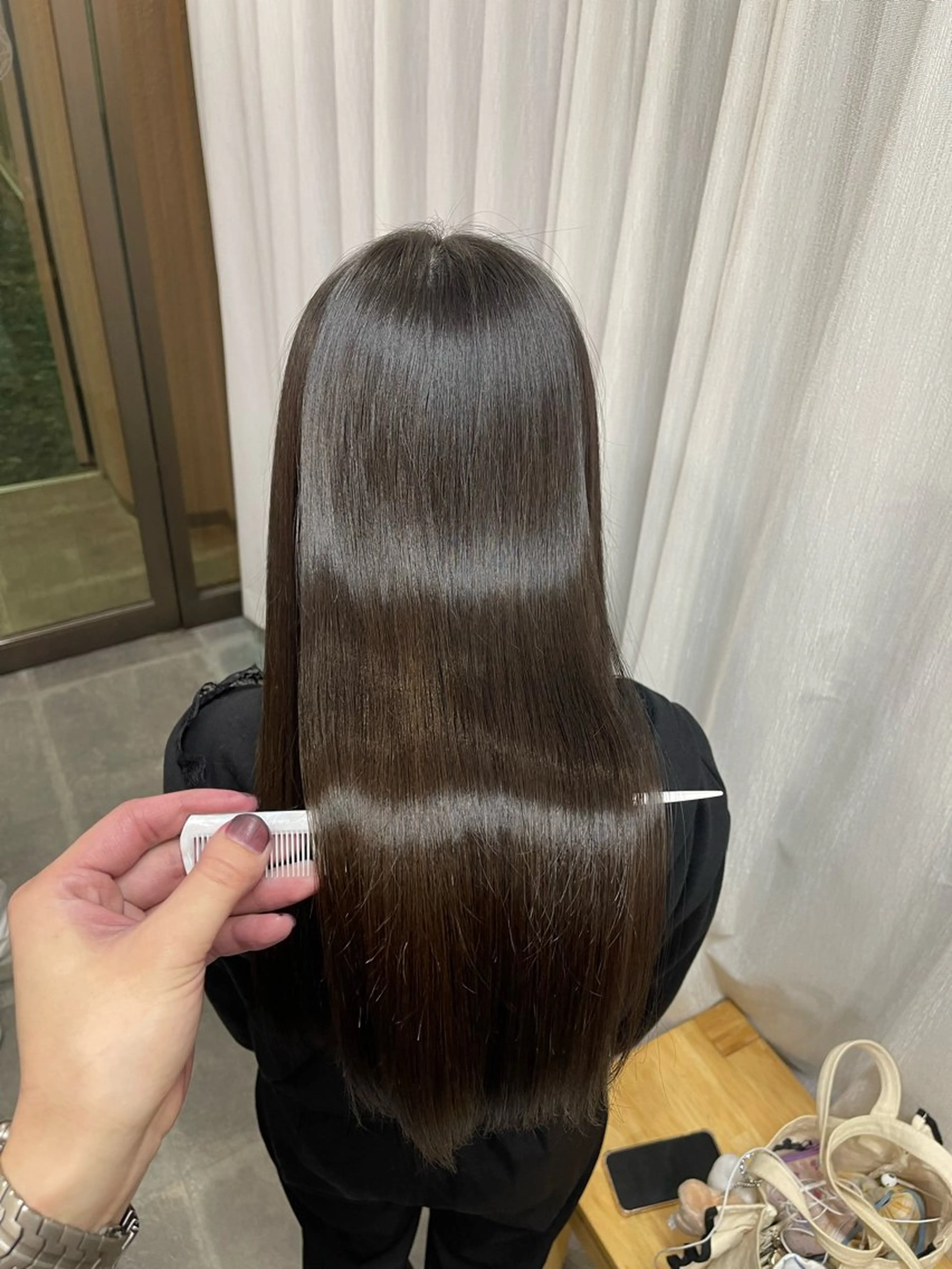 ロング カラー ブリーチ ケアブリーチ デザインカラー ダブルカラー 髪質改善 ダブルカラー/ 髪質改善💎安藤のヘアスタイル