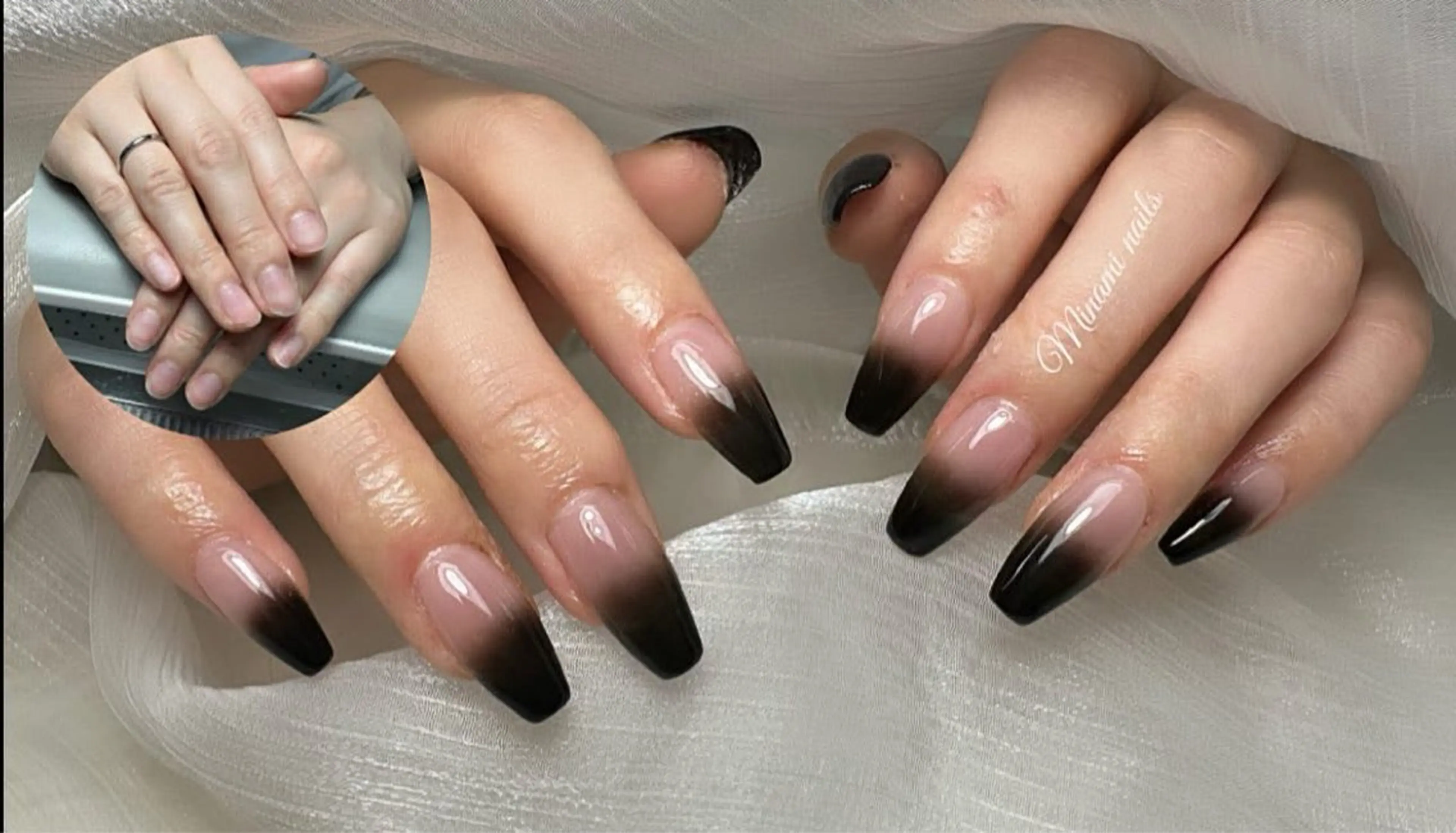 ネイル アートネイル オーロラネイル ガーリー キラキラネイル 韓国ネイル Minami Nailsのネイルデザイン