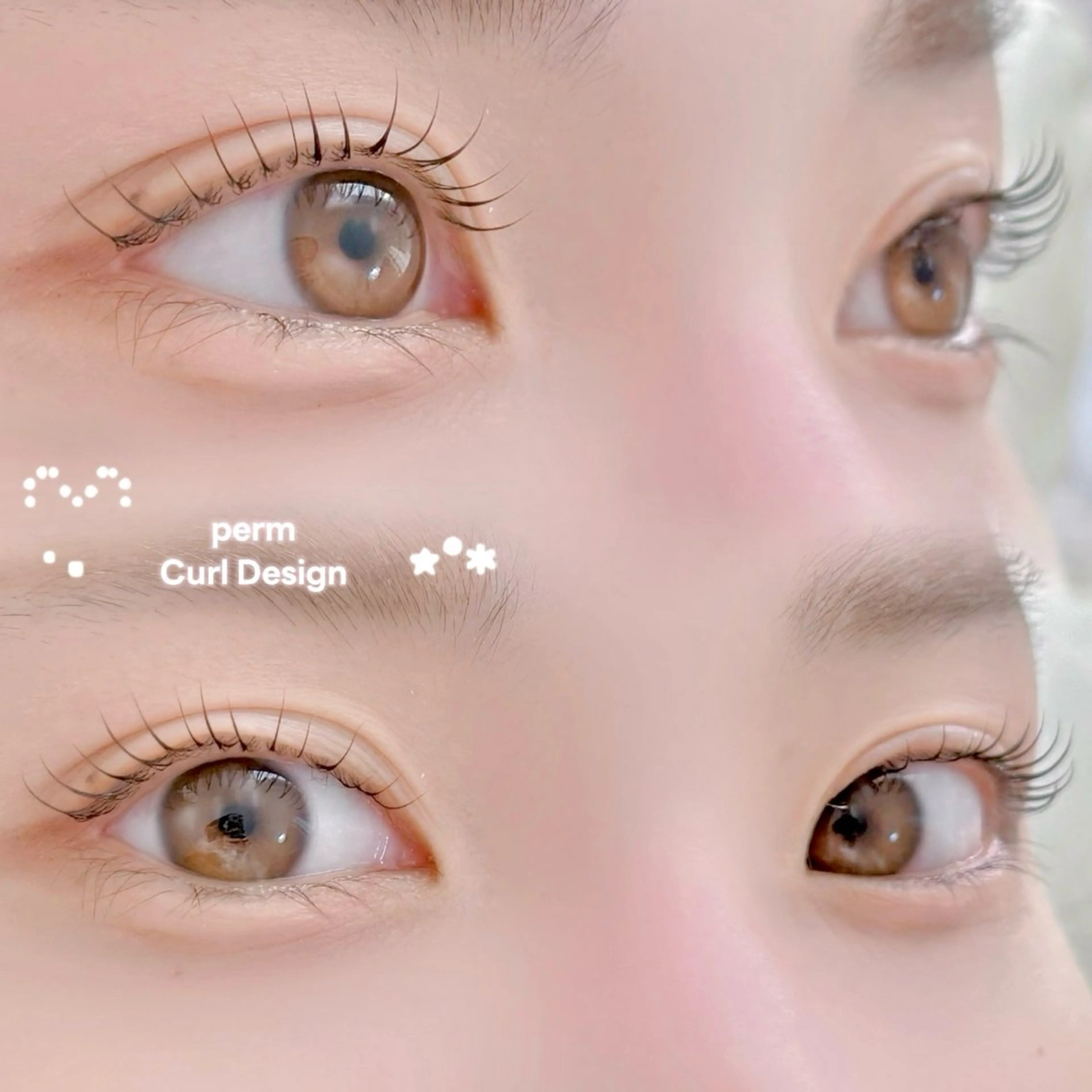 マツエク・マツパ マツパ Le'a福山 愛佳のマツエク・マツパデザイン