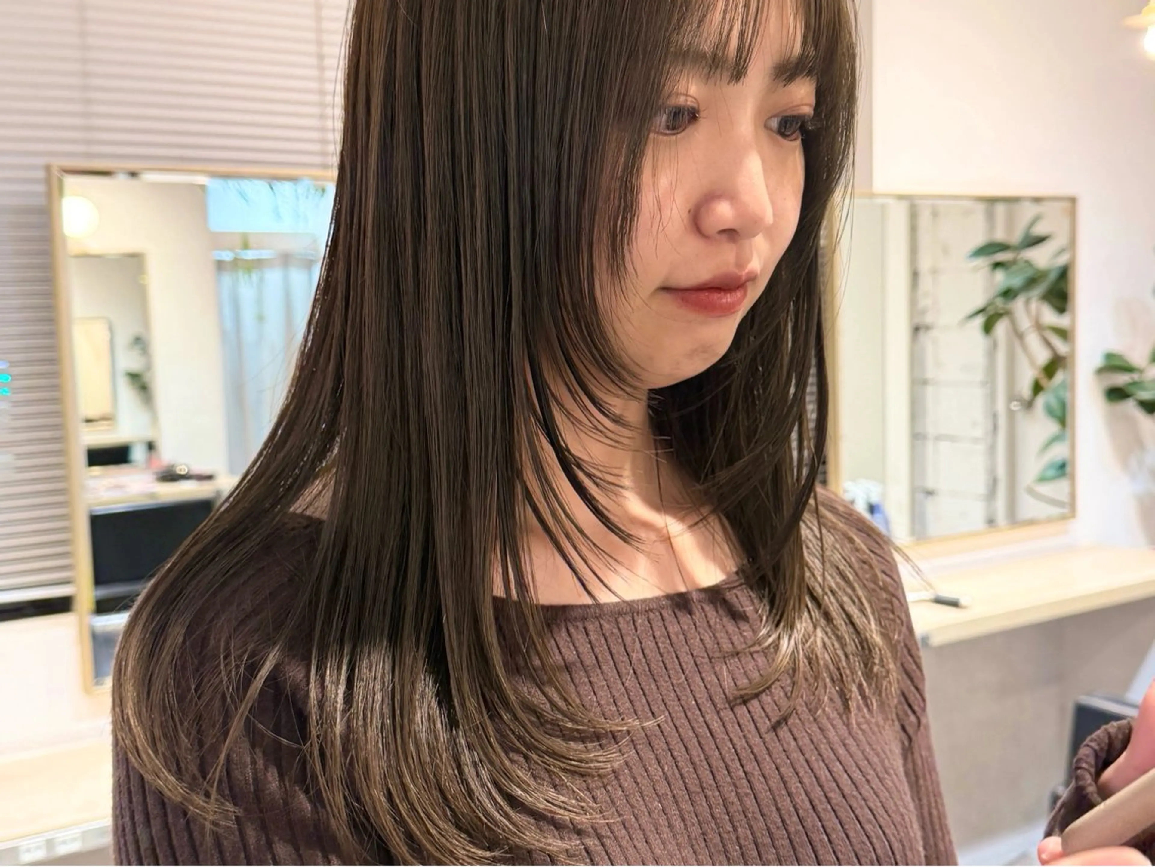 🐻🩶ロングレイヤーカット🩶🐻無料カットモデルの写真