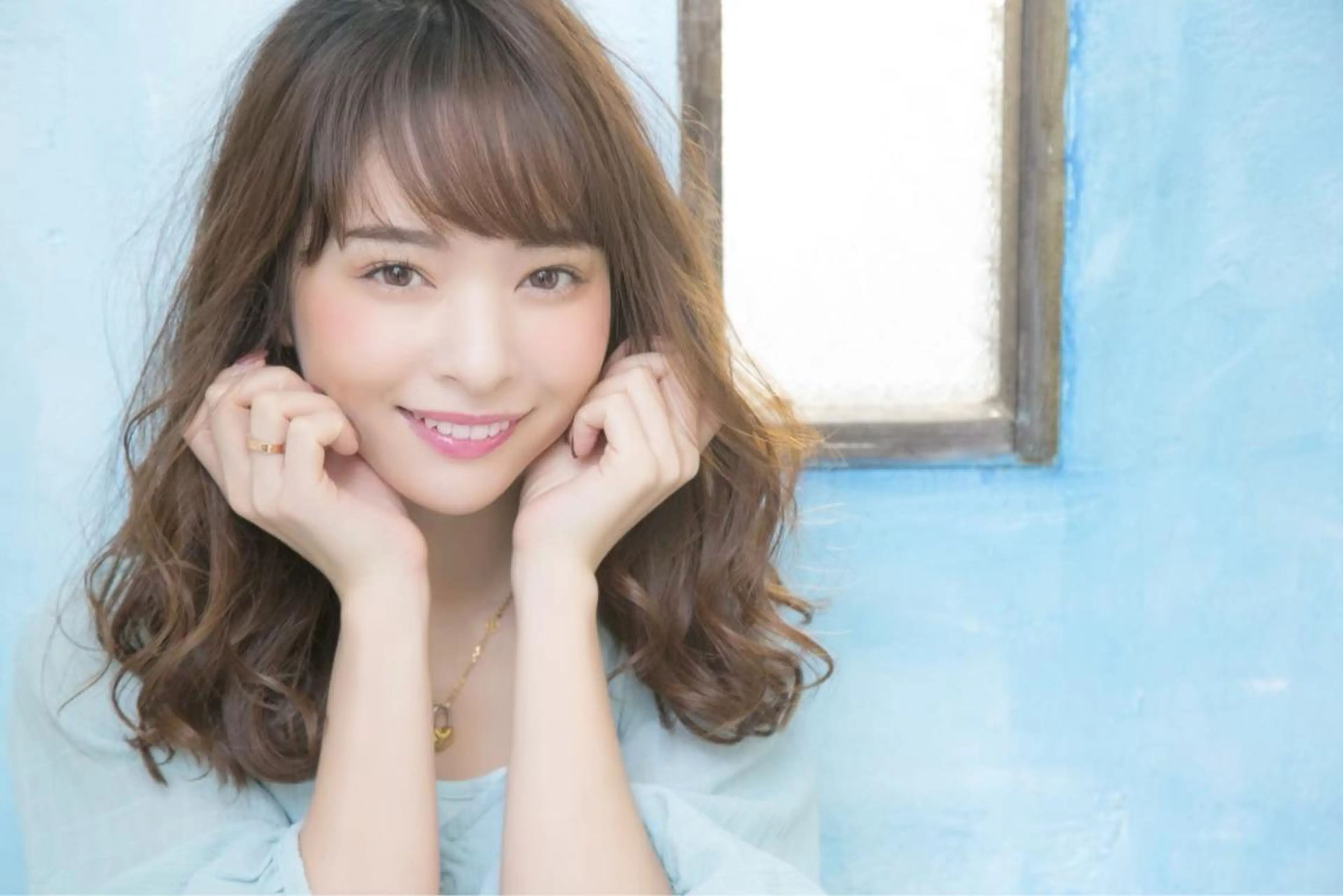 セミロング カラー パーマ 代表 吉澤弘哲のヘアスタイル