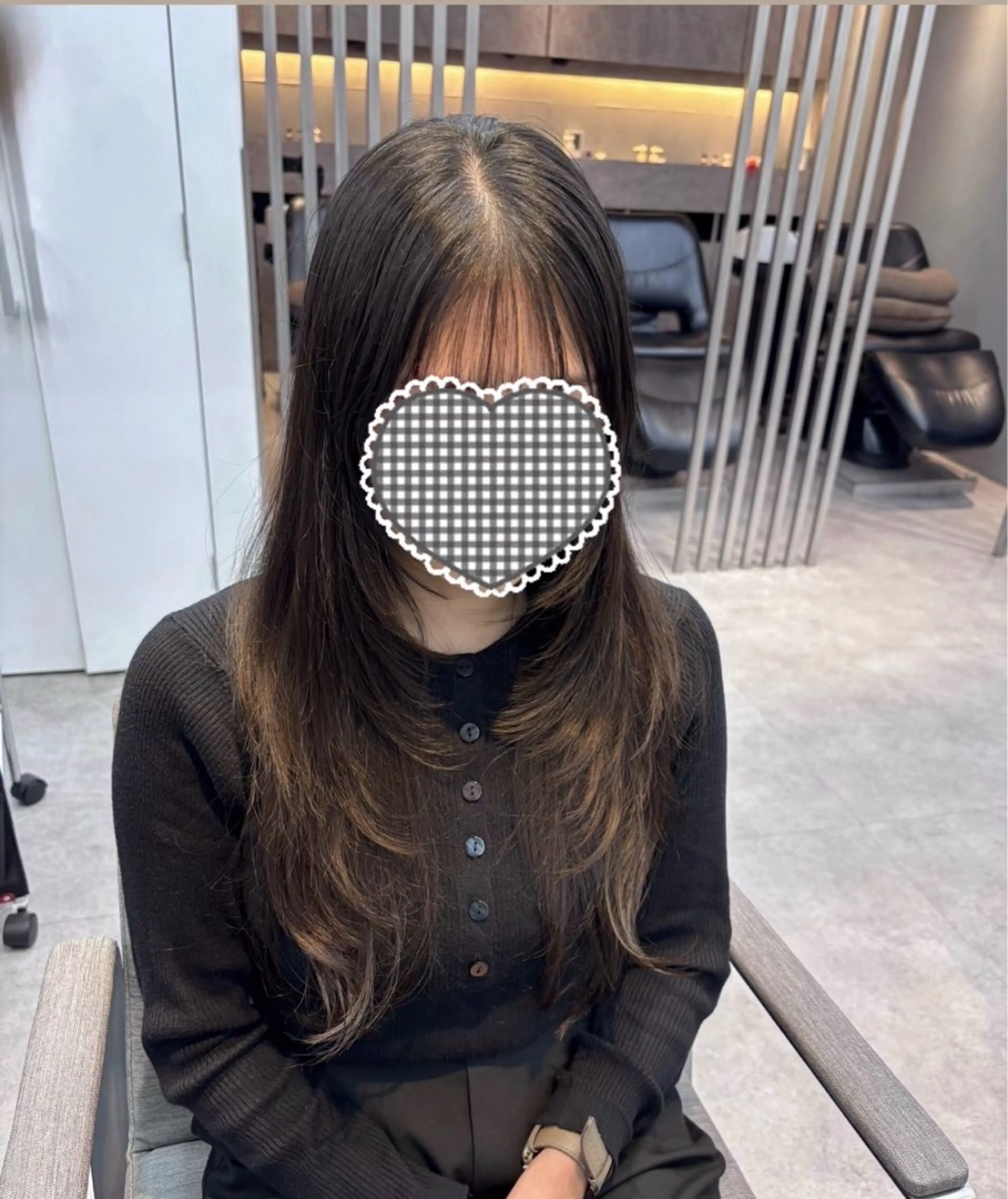 ロング ハッシュカット 透明感/韓国ヘア/ miyu 🎀のヘアスタイル