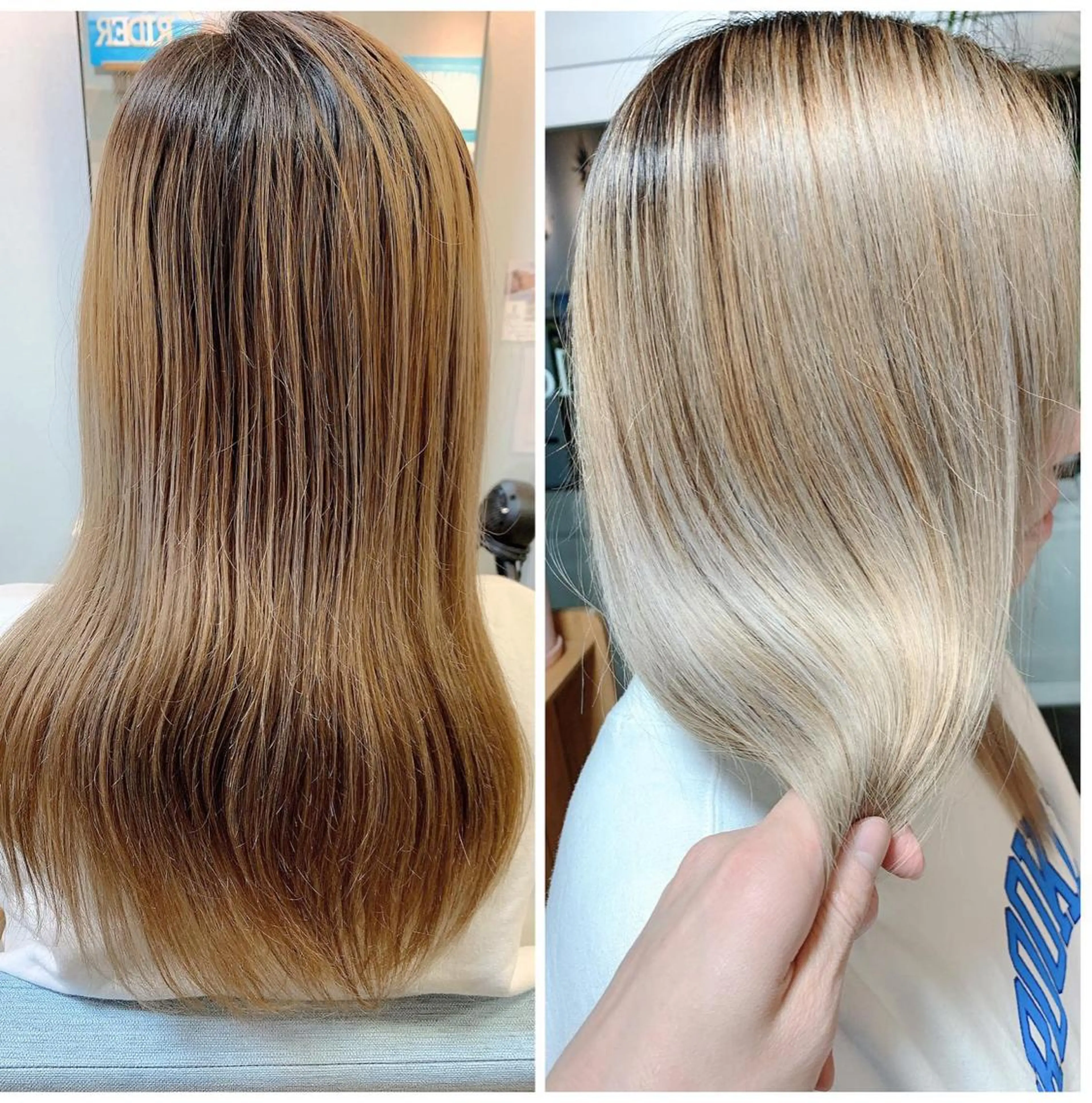 セミロング カラー ダブルカラー Beach 代表 KENTAのヘアスタイル