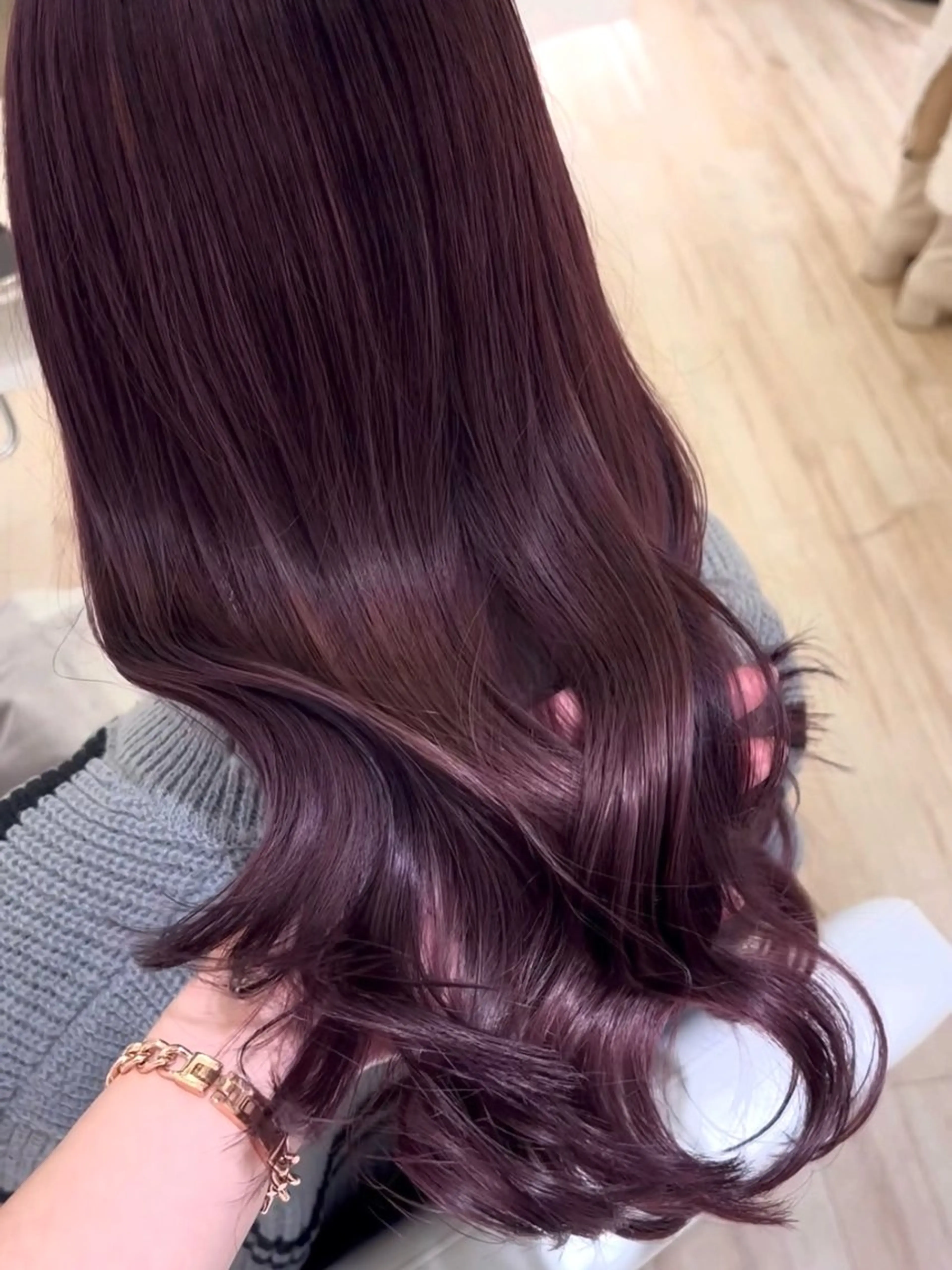 ロング カラー ヘアカラー parvemix平野 真央🎀💞のヘアスタイル