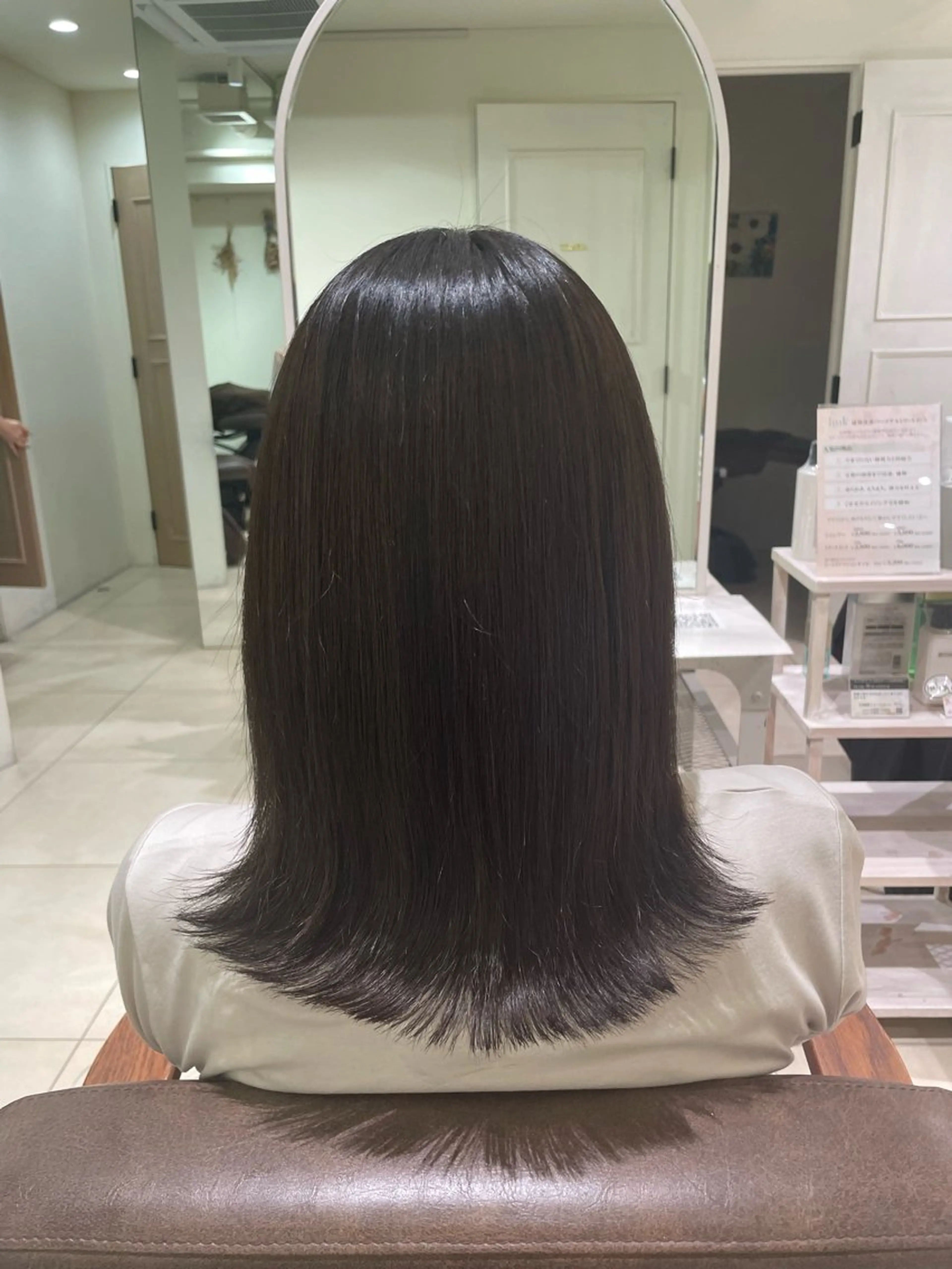 ミディアム mion🦋韓国ヘア 透明感カラー🫧のヘアスタイル