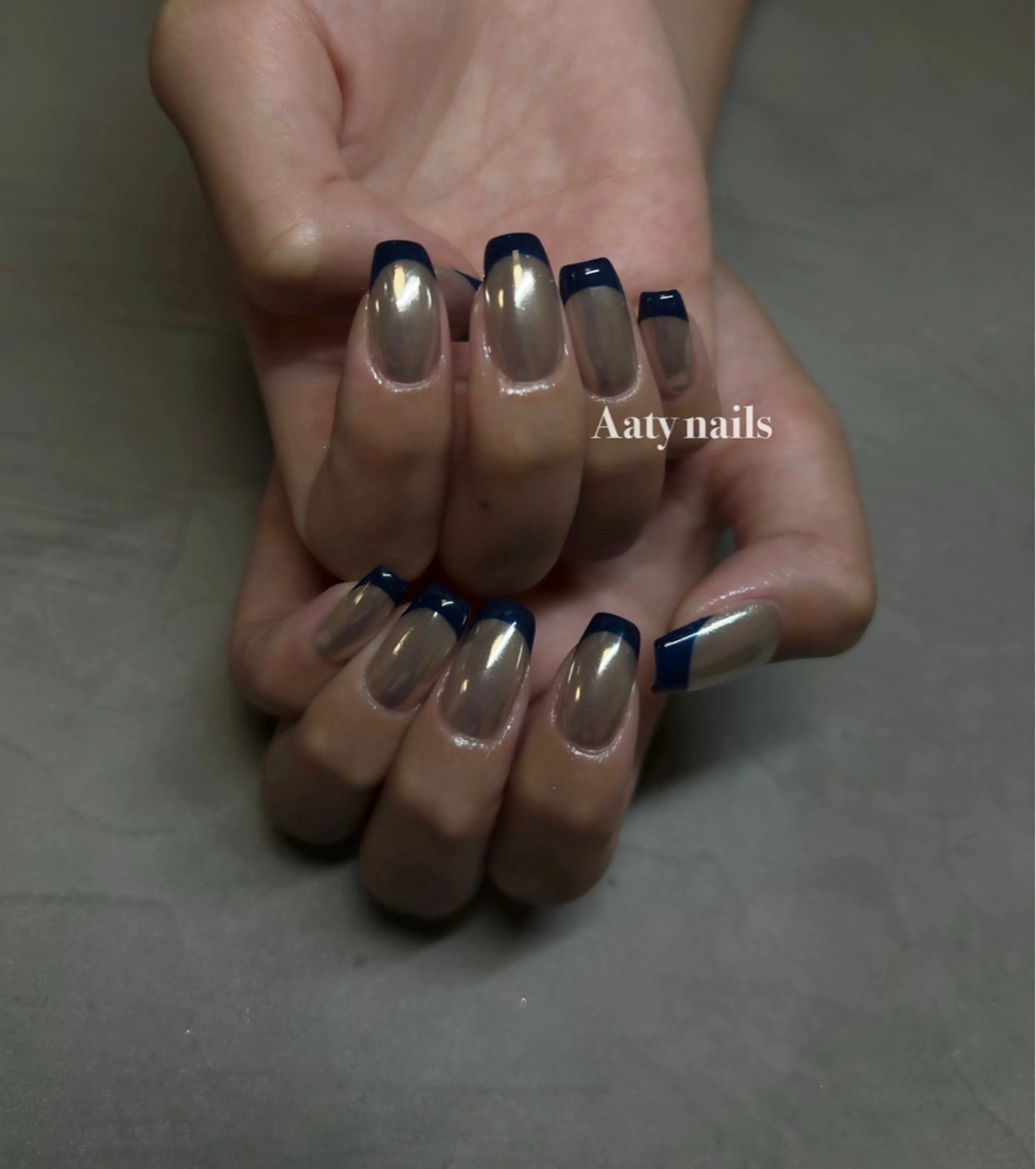 ネイル ミラーネイル Aaty nails所属・アーティネイルズ staffのネイルデザイン