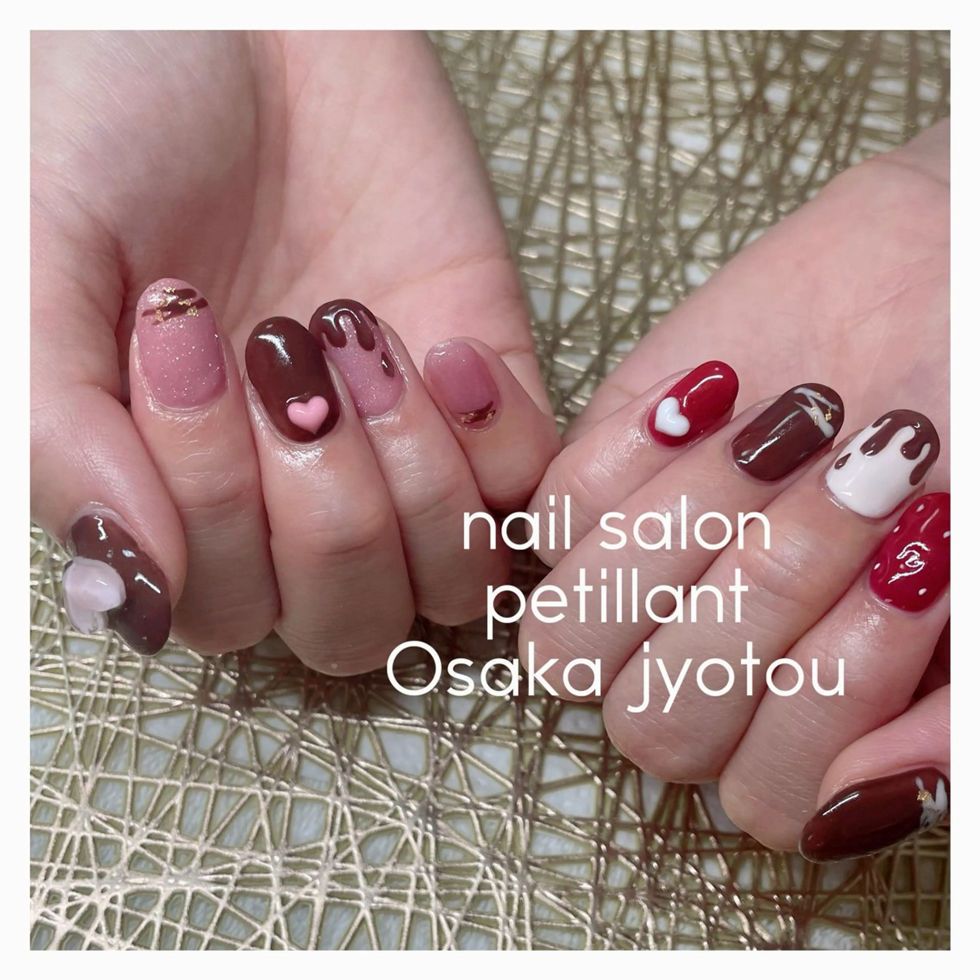 ネイル アートネイル 持ち込み nail salon petillantのネイルデザイン