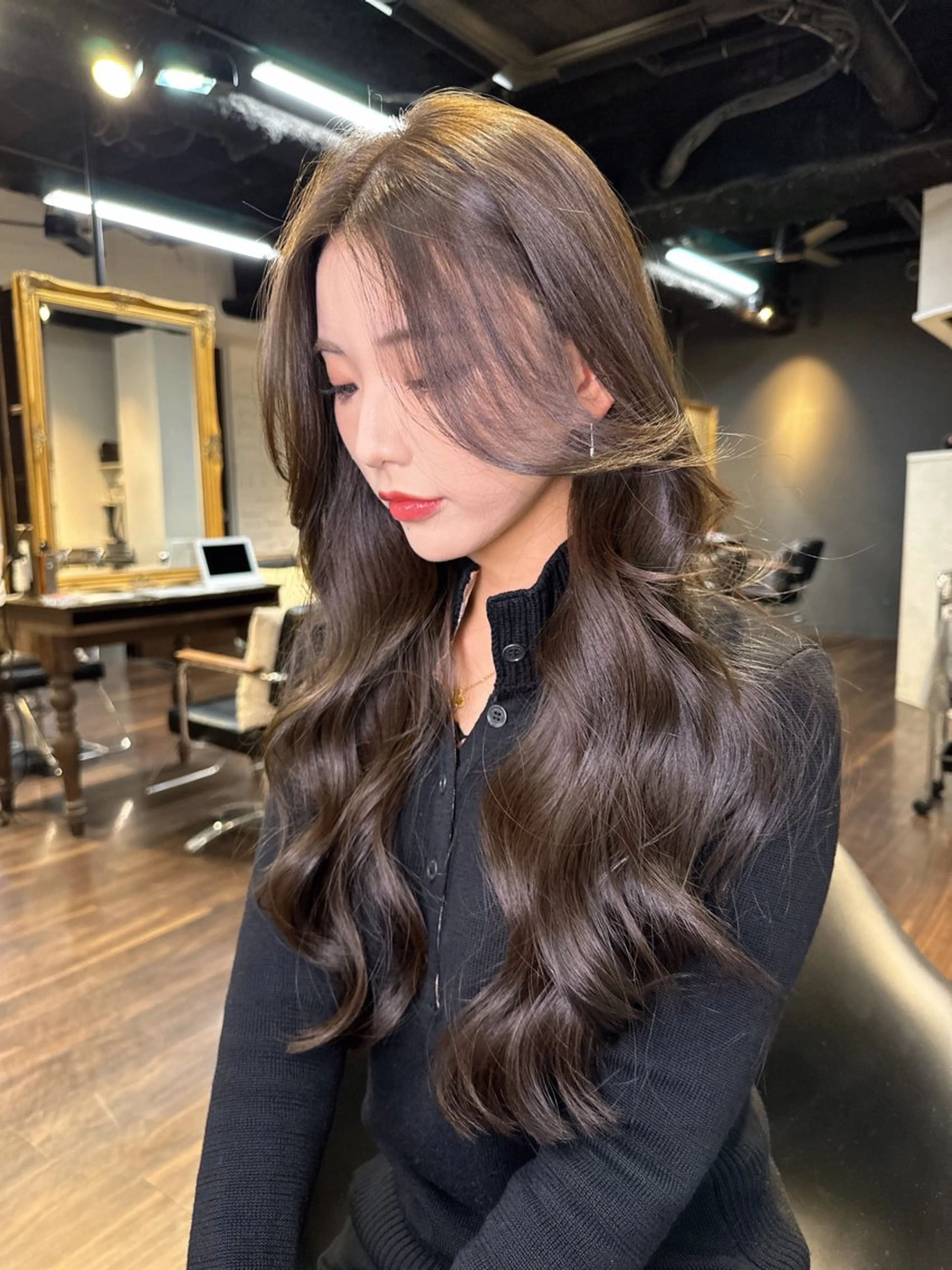 ロング カラー カット ヘアカラー トリートメント ワンホン/エクステ ケラチン/Kaitoのヘアスタイル