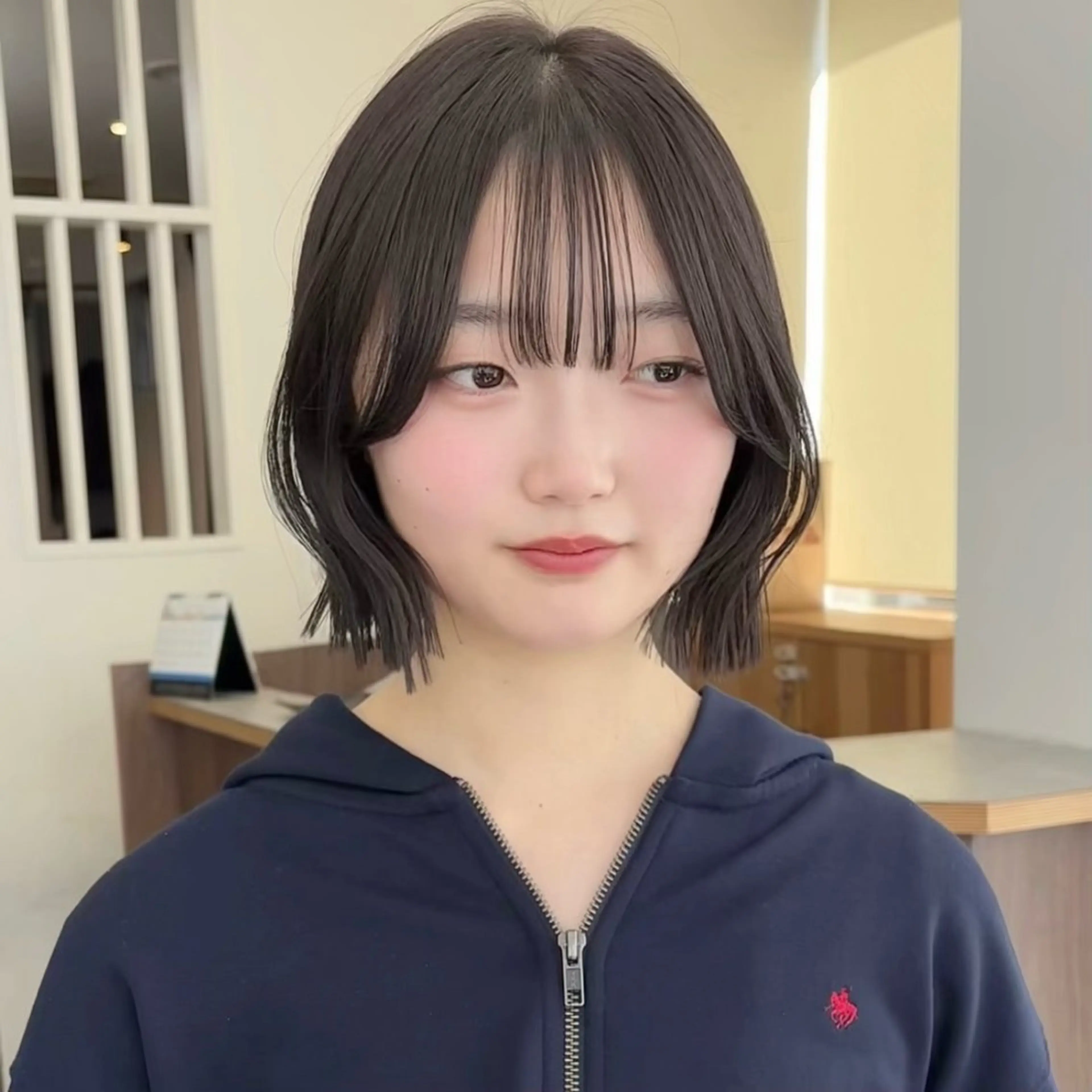 ショート アッシュ アッシュグレー アッシュグレージュ まつパ/タッセル ボブ/福岡/きらのヘアスタイル