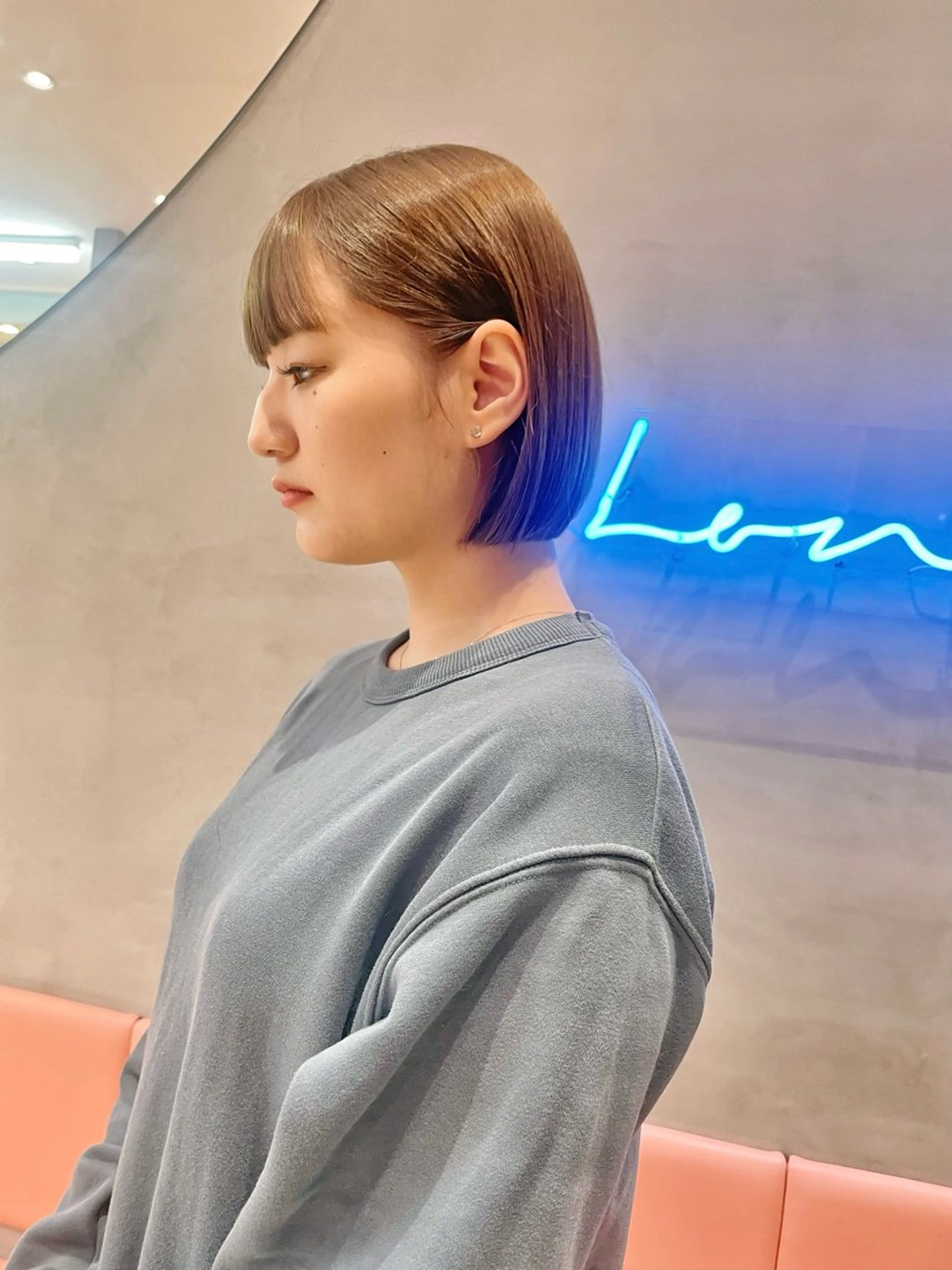 ショート Misaki /ボブ/縮毛矯正のヘアスタイル