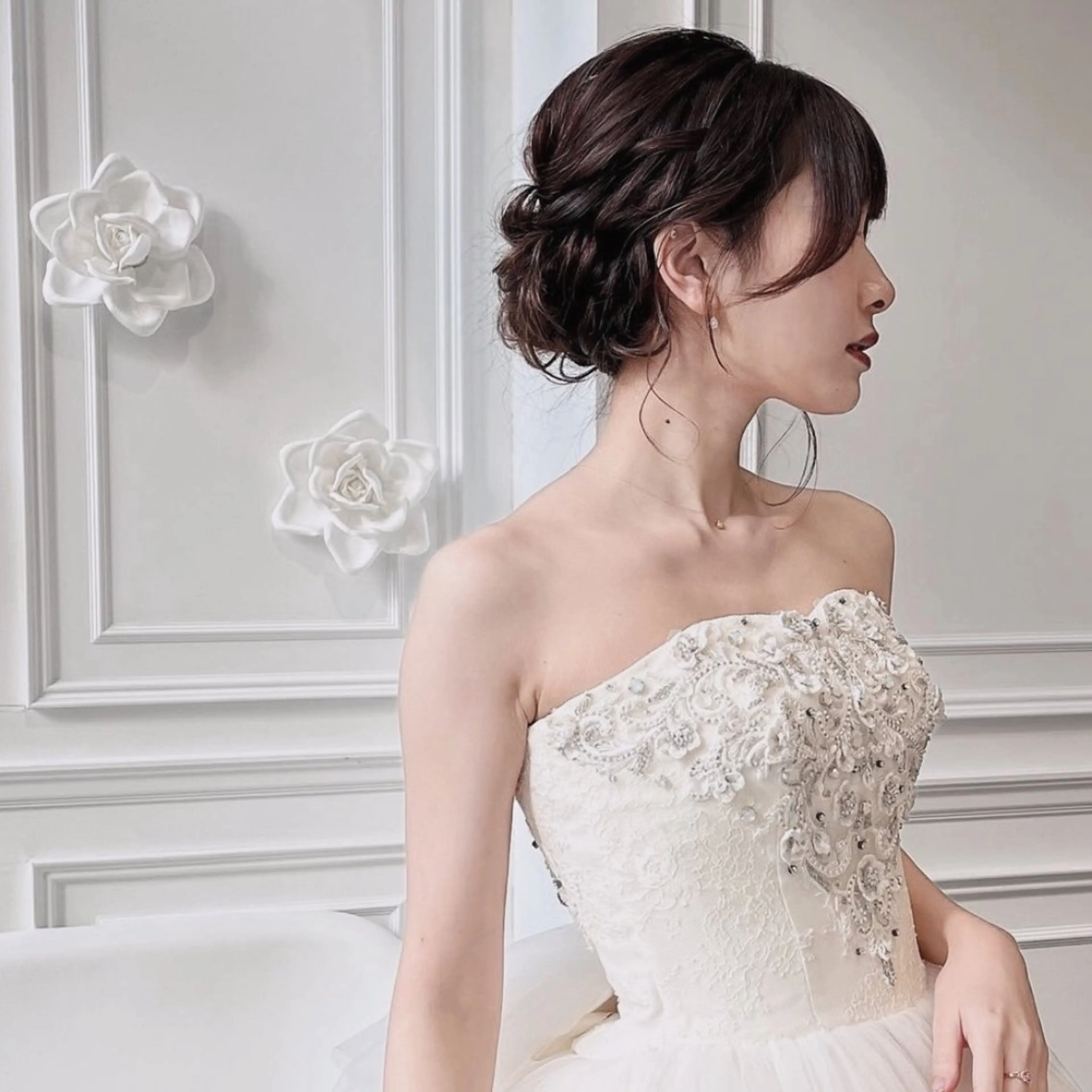 ロング ヘアアレンジ 成人式 結婚式・ブライダル 卒業式のヘアスタイル ヘアセット 松井那津子 /ハイライトブリーチのヘアスタイル