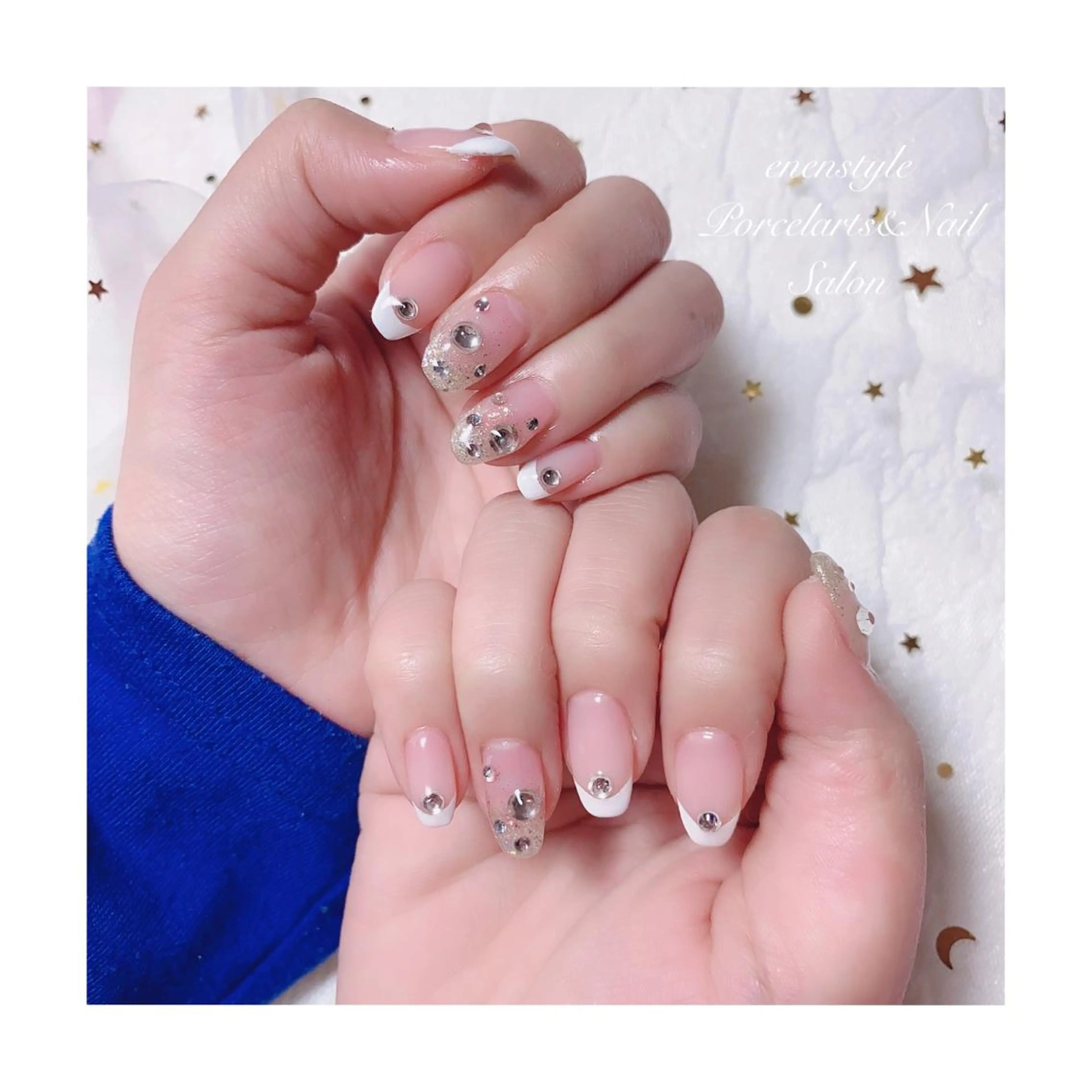 ミディアム ネイル ハンドネイル 👑enen style👑のネイルデザイン