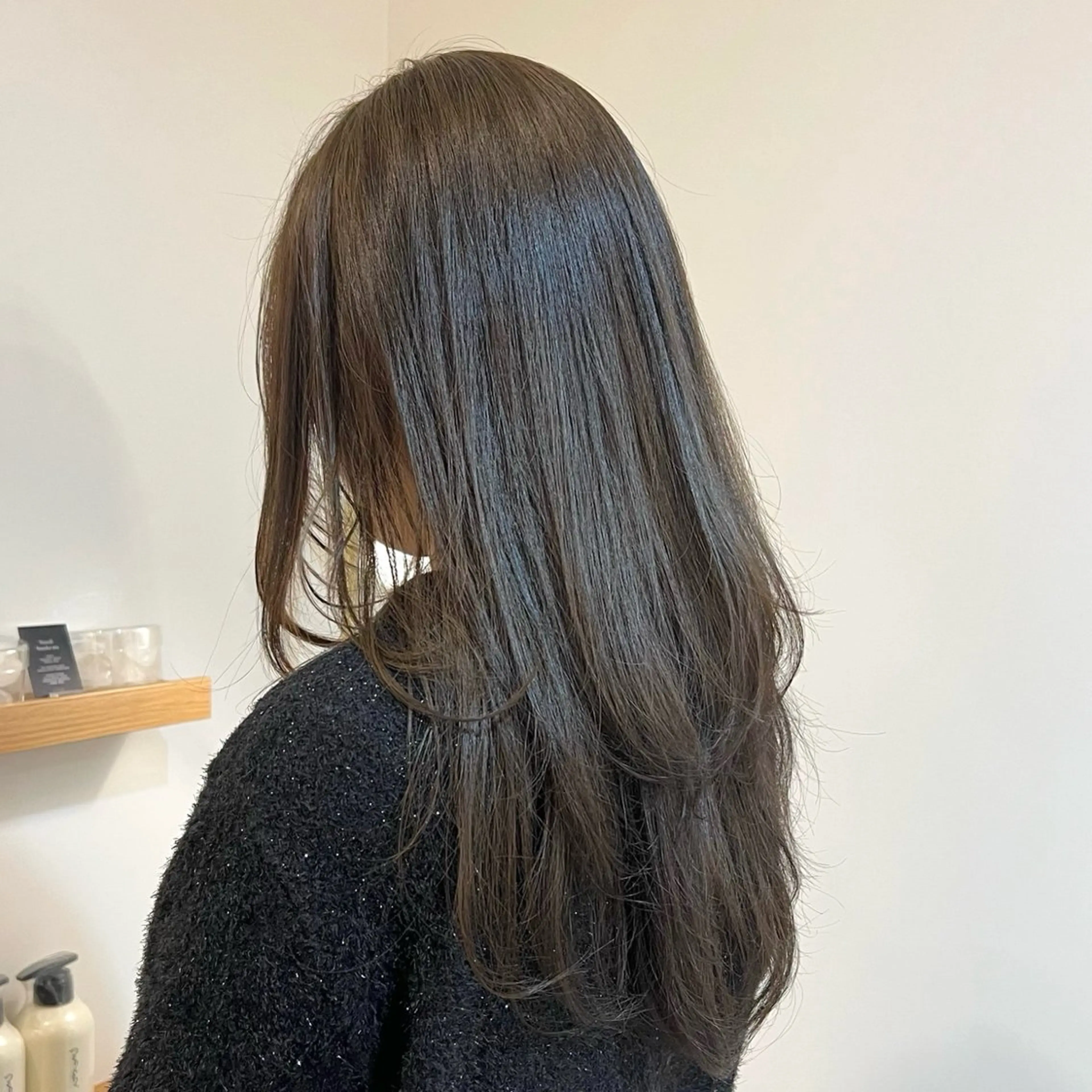 ロング カラー ベージュカラー ブリーチ 透明感カラー ダブルカラー グレージュ ヘアカラー 艶カラー/透明感 /ヒグチアオイのヘアスタイル