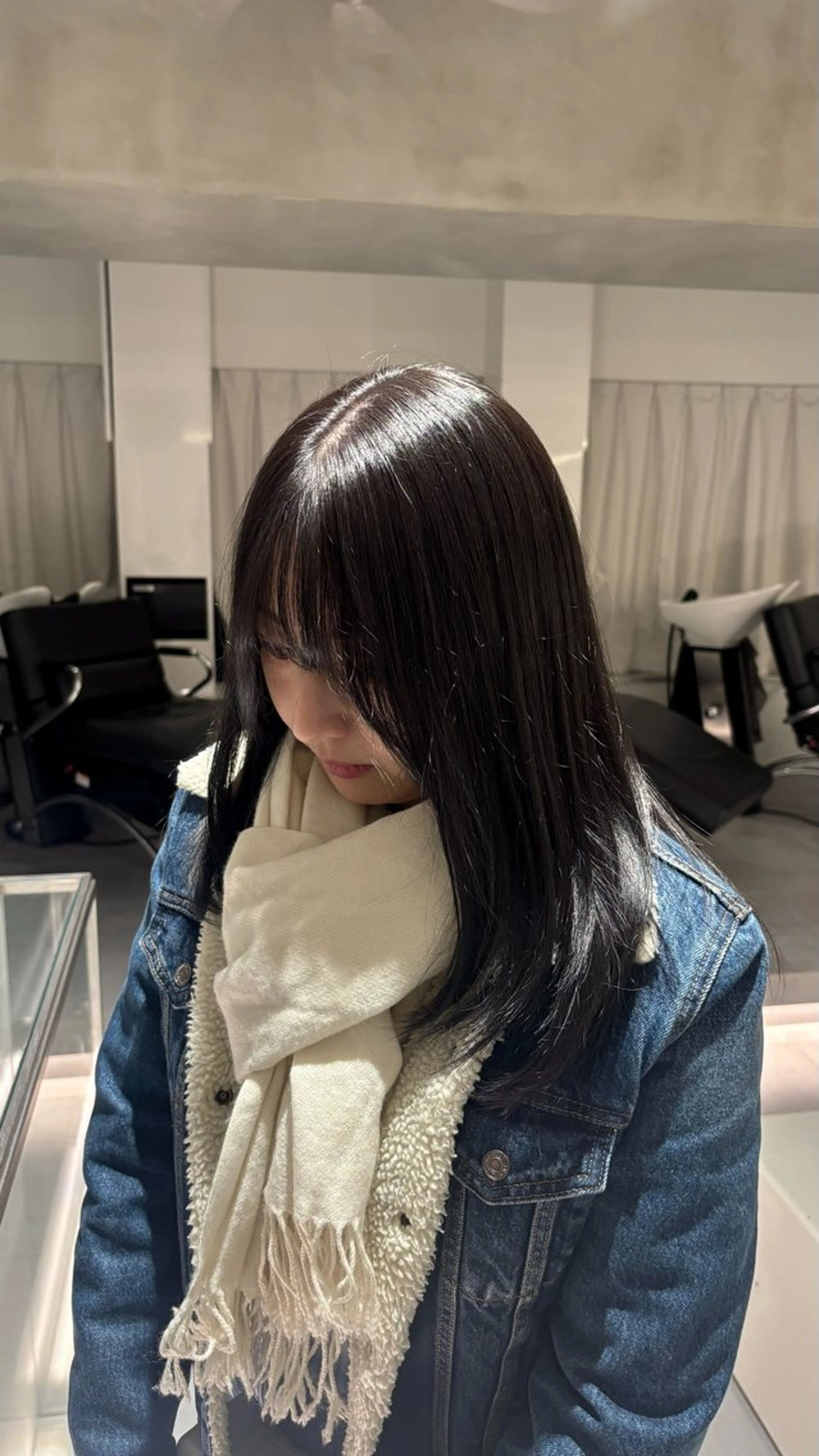 セミロング カラー 莉瑠 / モデル価格募集🐃のヘアスタイル