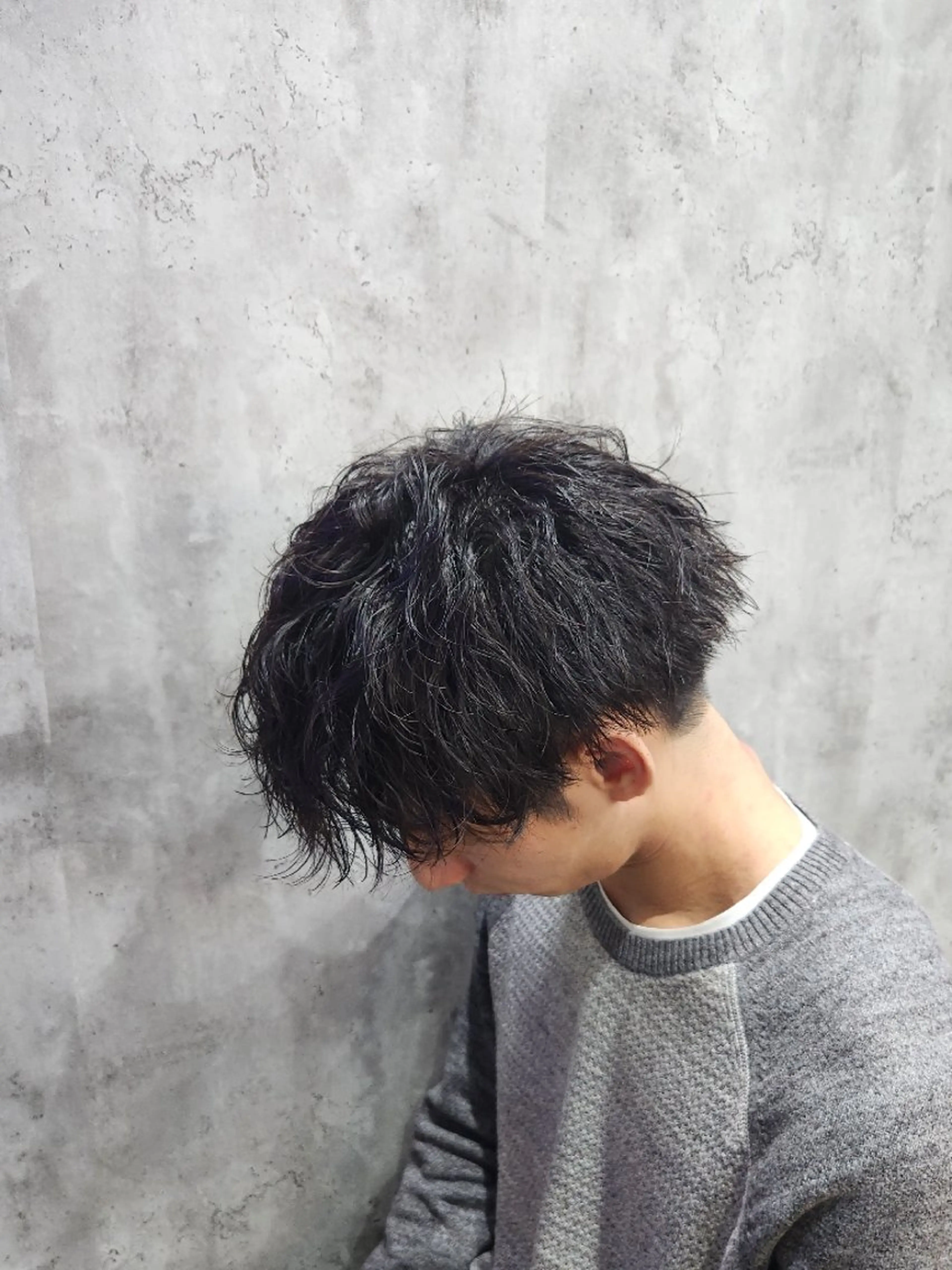 パーマ 🇰🇷ダウンパーマ 毛流れヘア🪽藤原のヘアスタイル