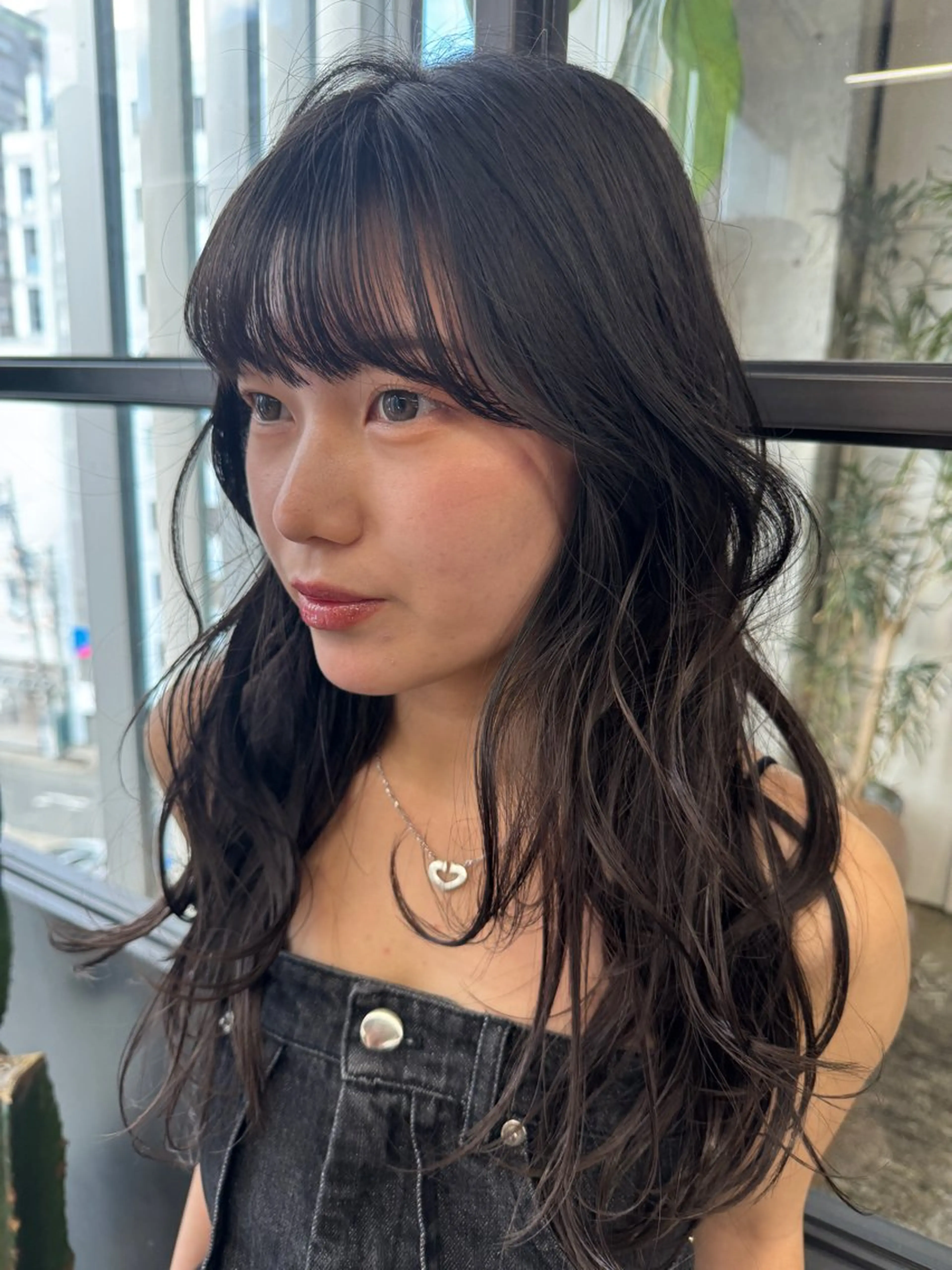 ロング カラー ヘアカラー ヘアセット 森田遥奈/透明感カラ ー/似合わせカットのヘアスタイル