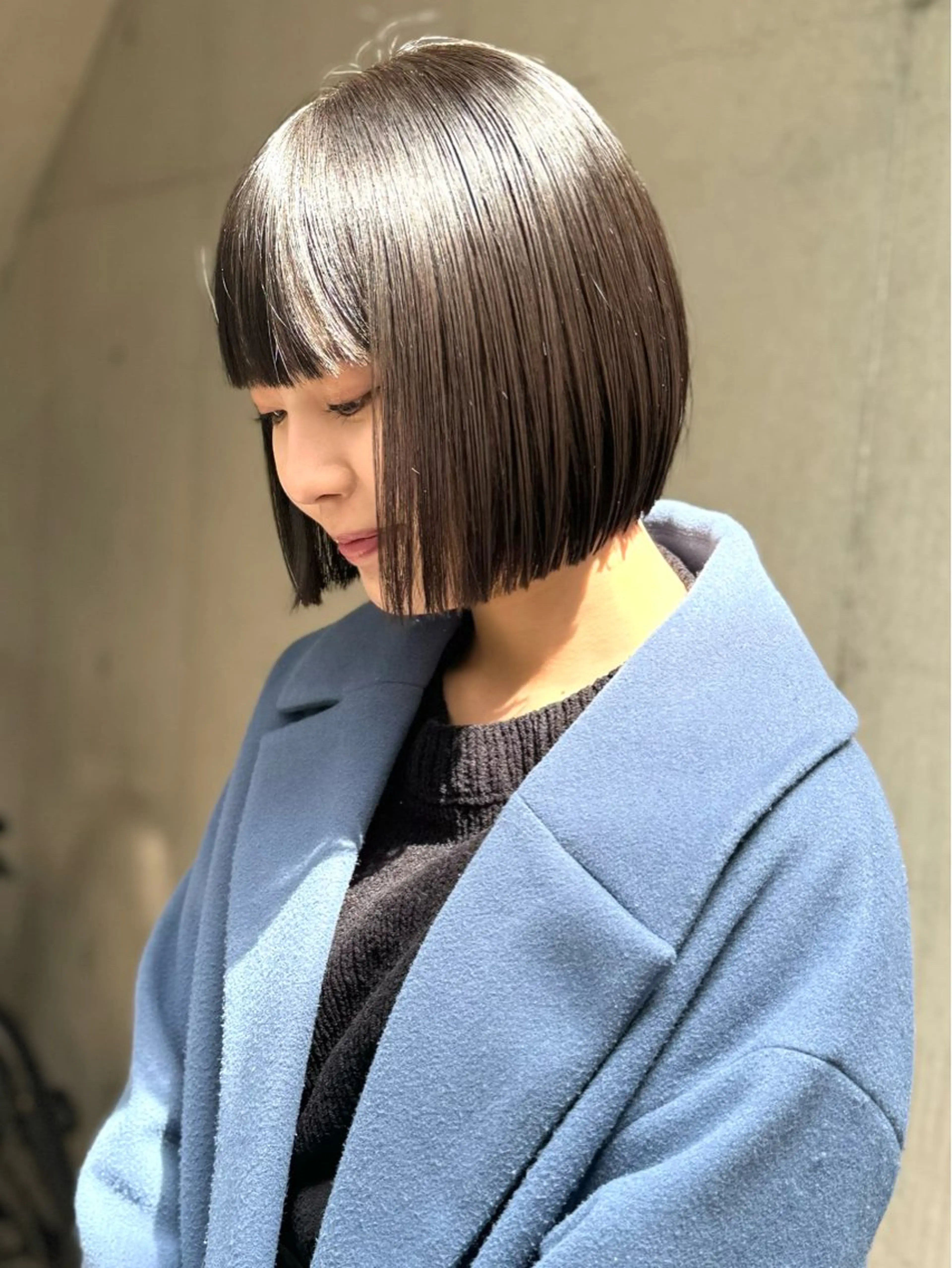 ショート カラー パーマ ヘアアレンジ 切りっぱなしボブ ボブ ショートヘア 💐ナチュラルヘア Kroda💐のヘアスタイル