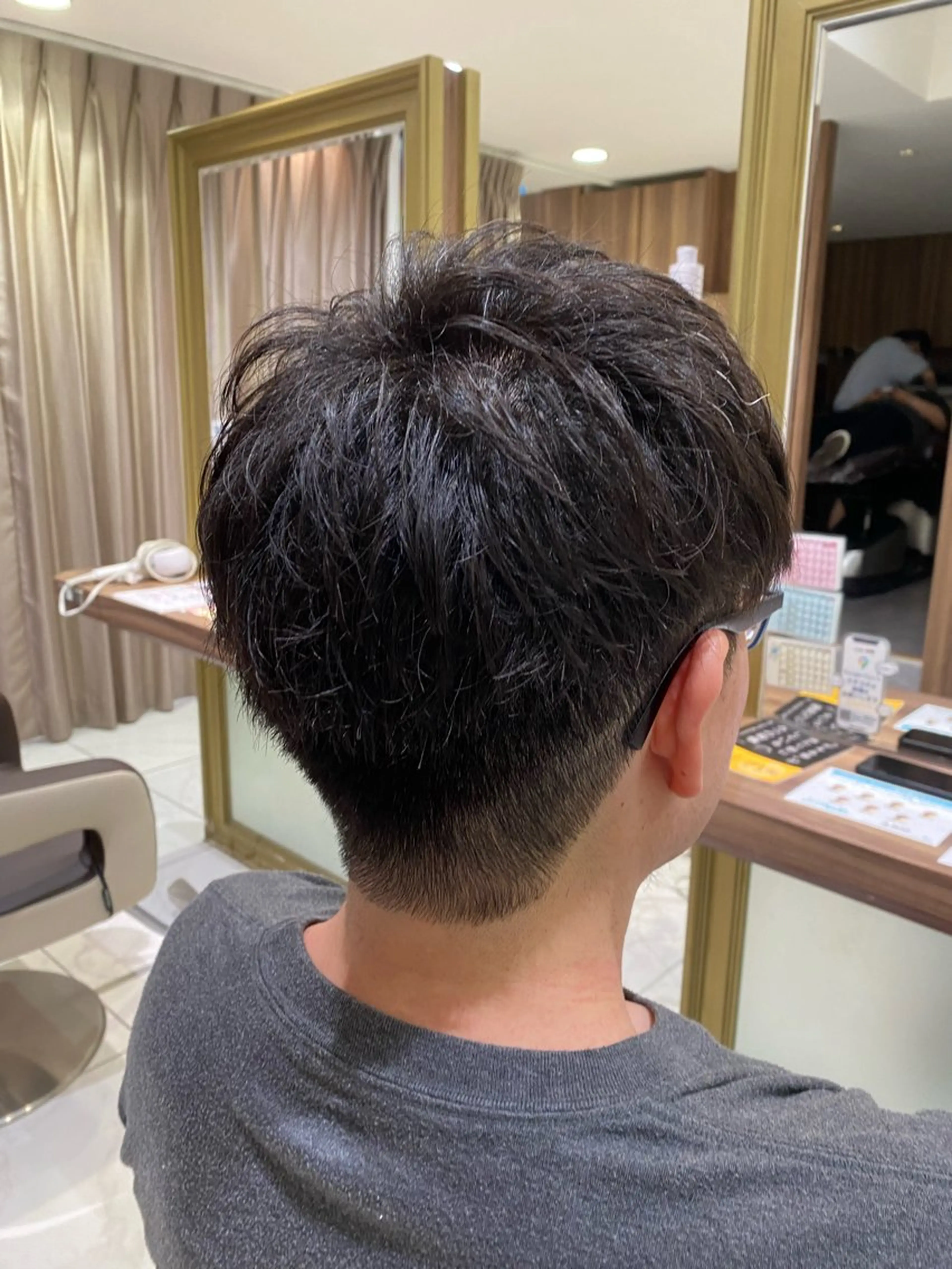 メンズ限定　カットモデルの写真