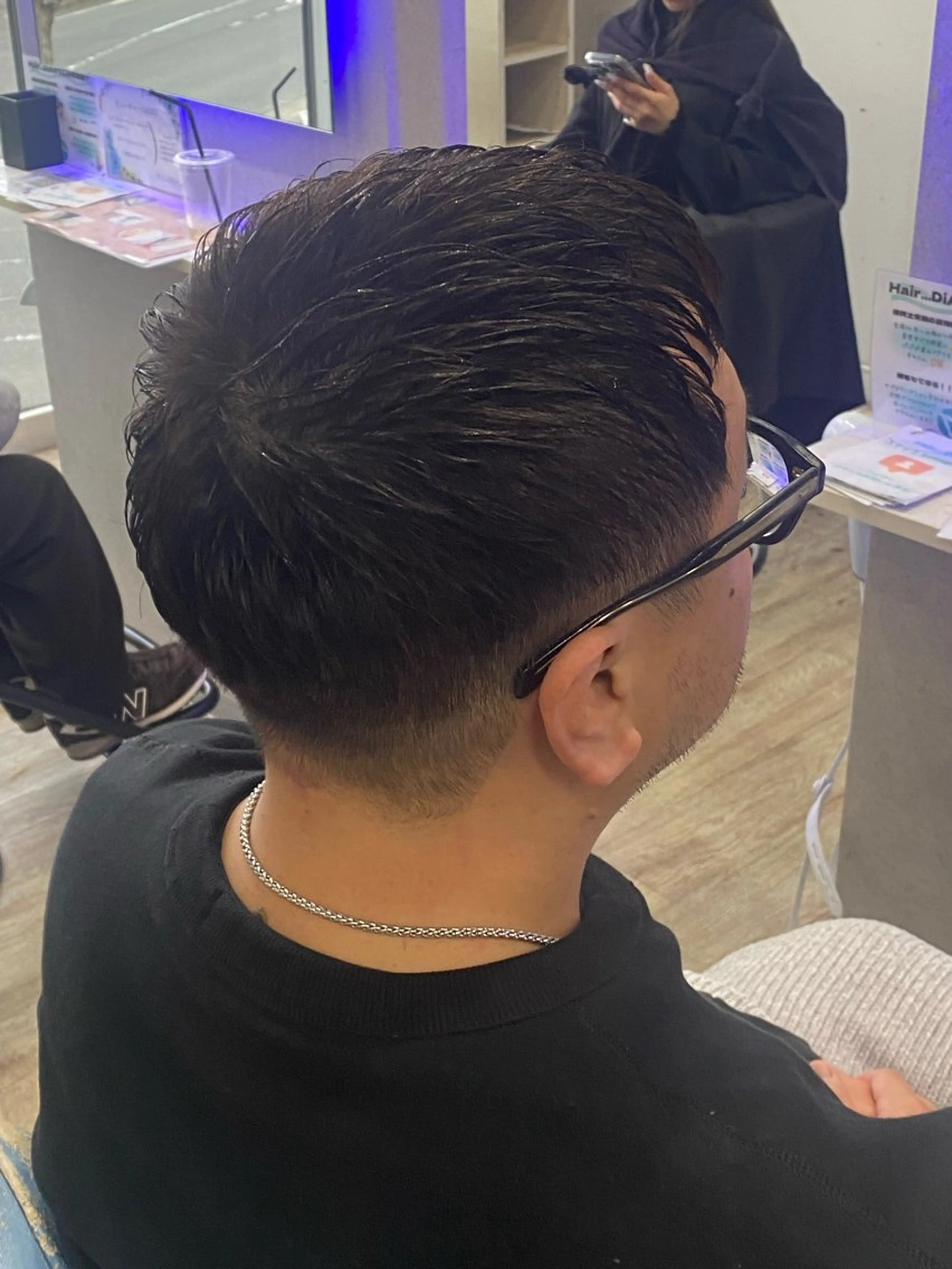 ショート メンズ カット momo カットモデルのヘアスタイル