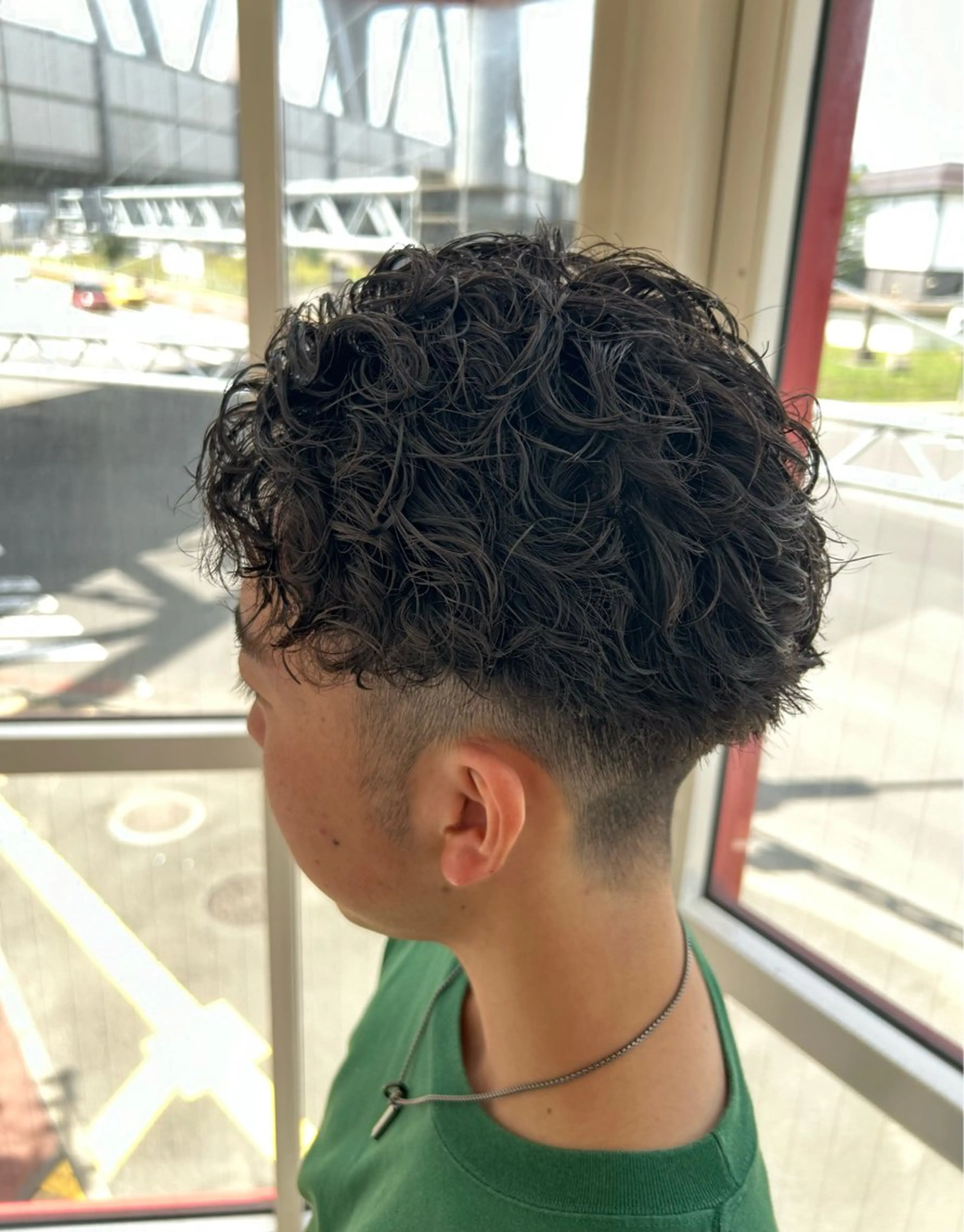 パーマ メンズ オールバック メンズパーマ カット パーマ トリートメント メンズパーマ/メンズ カット/たばたよしきのヘアスタイル